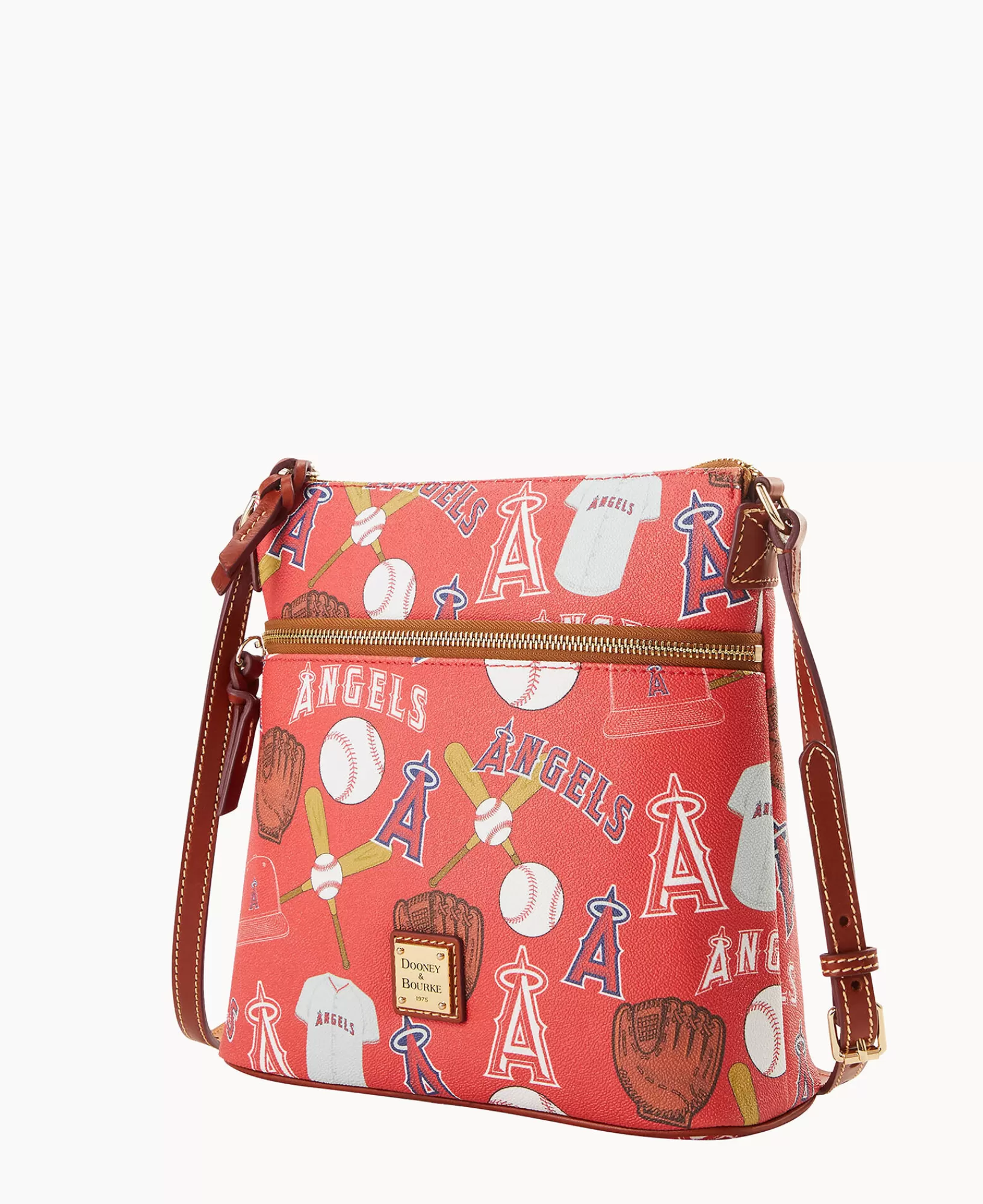 Shoulder Bags | Crossbodies>Dooney & Bourke MLB Angels Crossbody Red