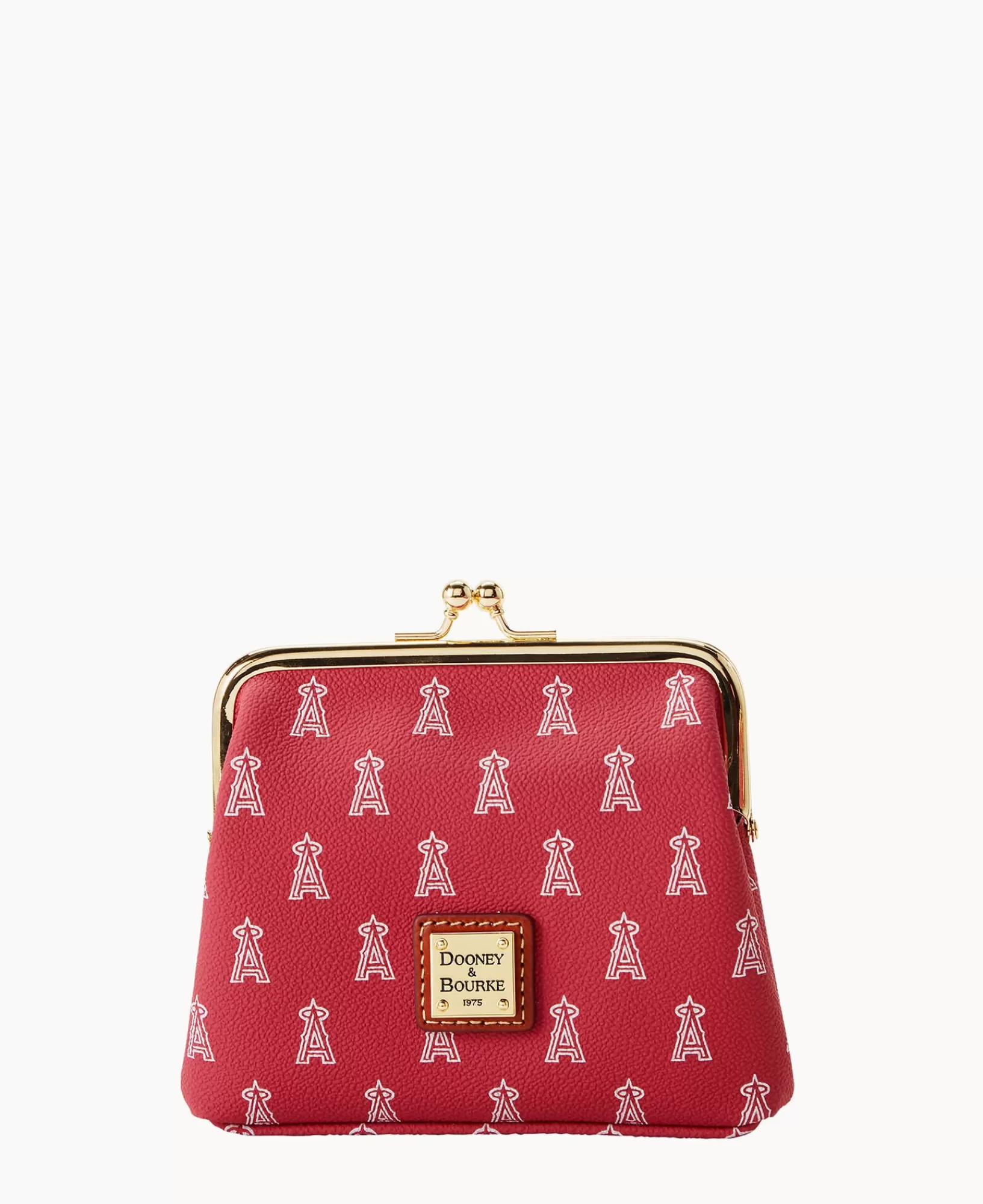 Clutches | Wallets>Dooney & Bourke MLB Angels Large Framed Purse Red