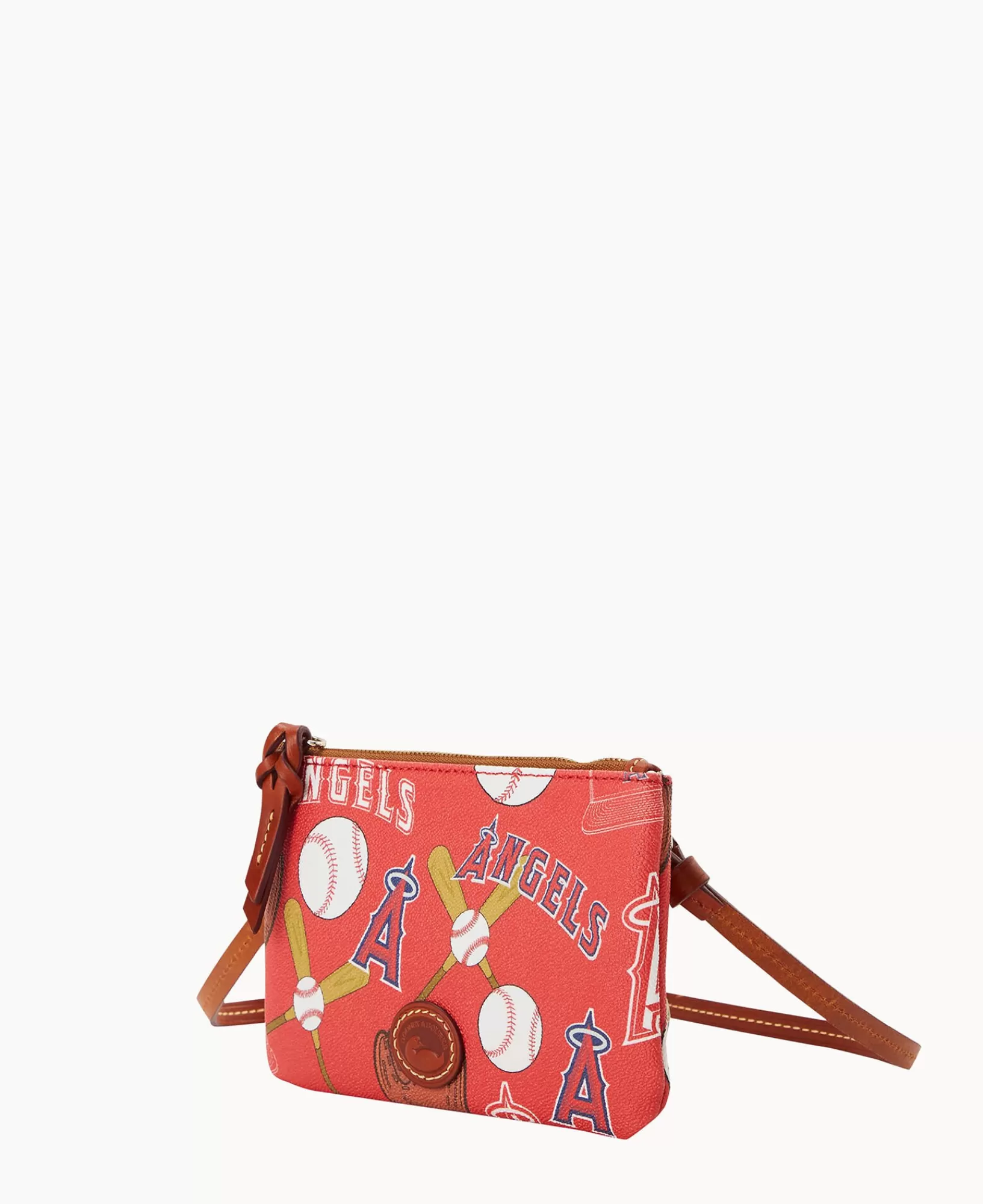 Shoulder Bags | Crossbodies>Dooney & Bourke MLB Angels Top Zip Crossbody Red