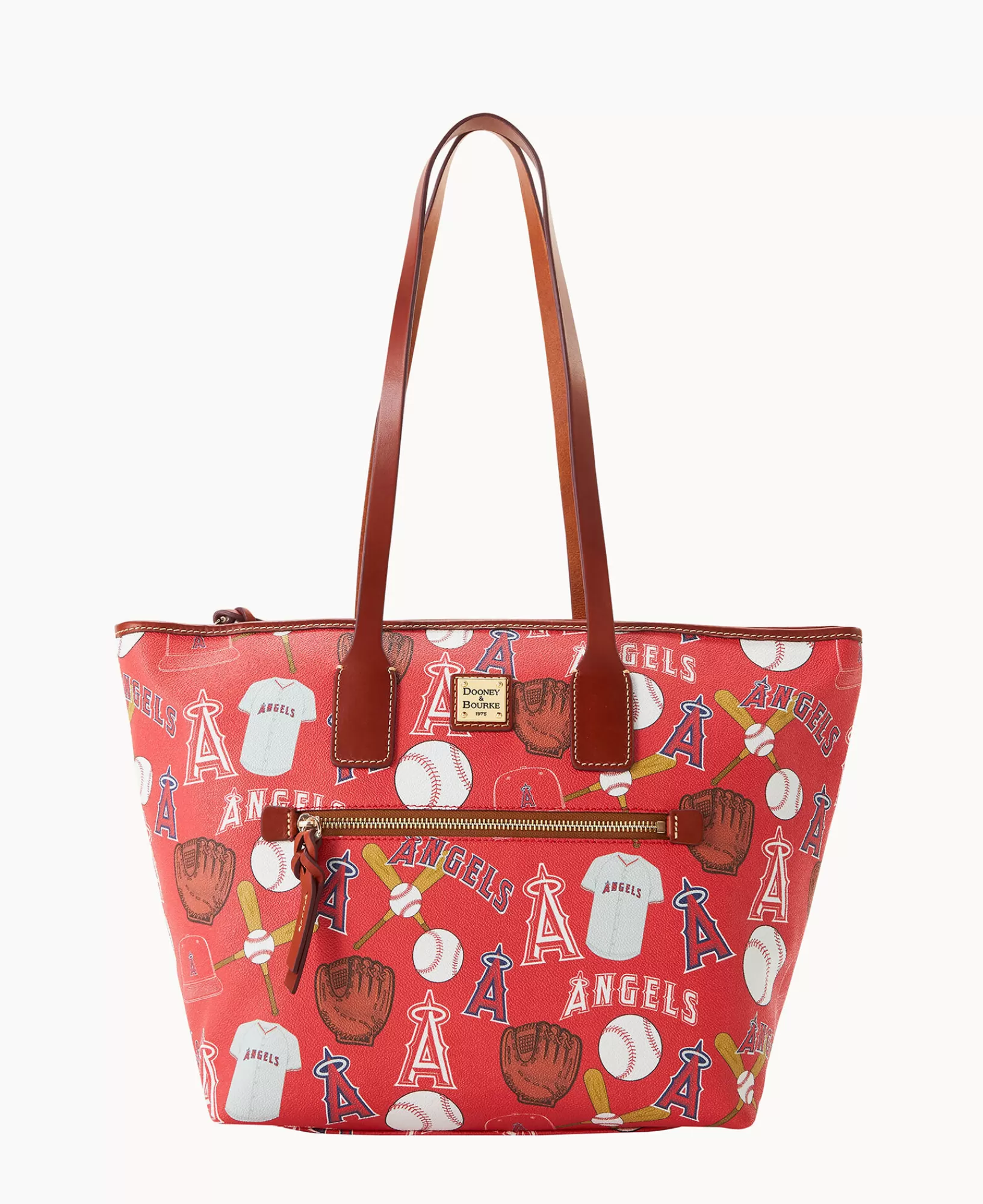 Shoulder Bags | Totes>Dooney & Bourke MLB Angels Tote Red