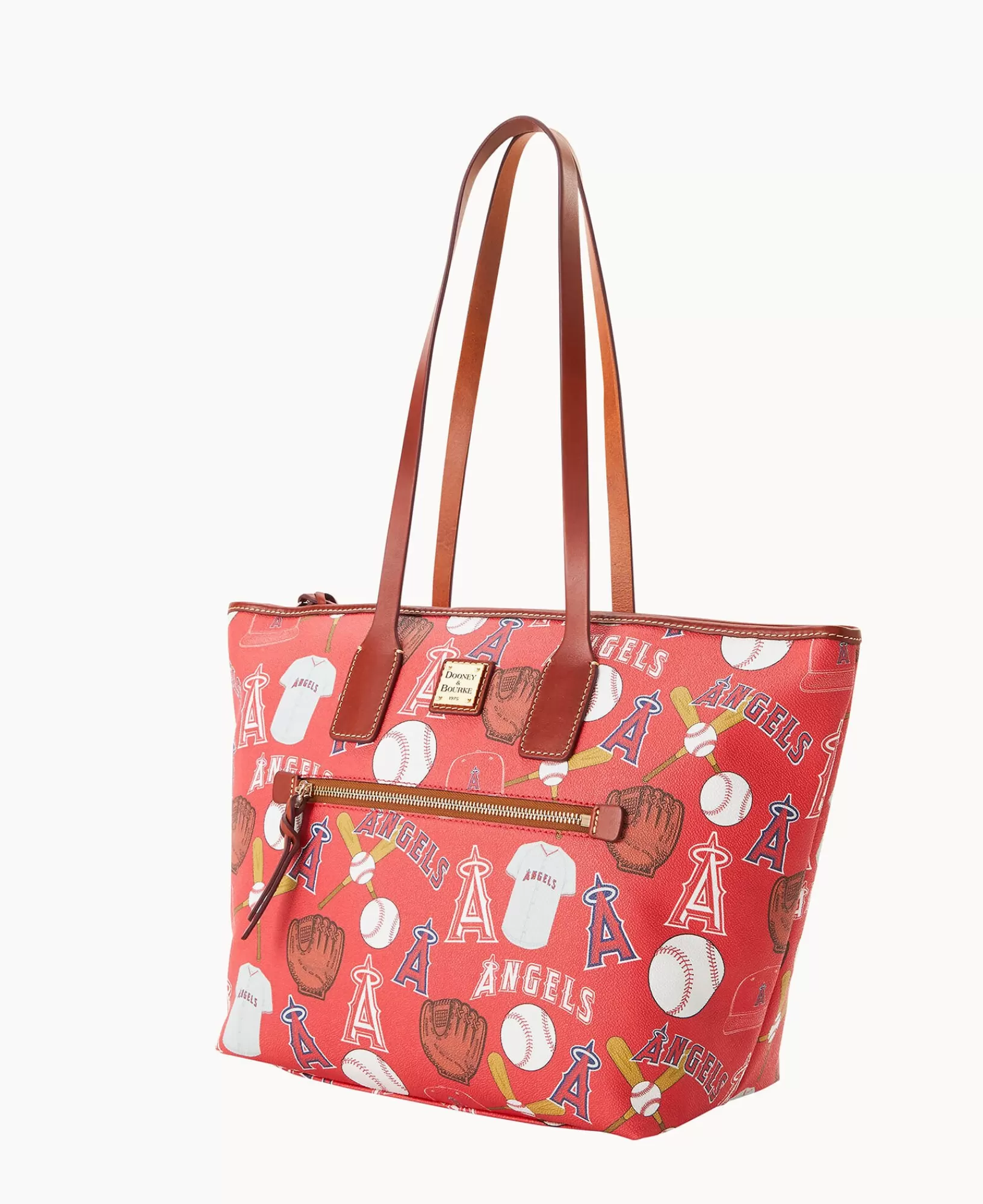 Shoulder Bags | Totes>Dooney & Bourke MLB Angels Tote Red