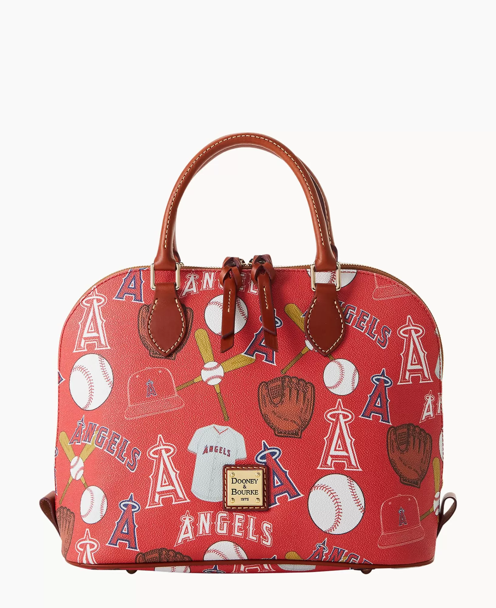 Shoulder Bags | Satchels>Dooney & Bourke MLB Angels Zip Zip Satchel Red