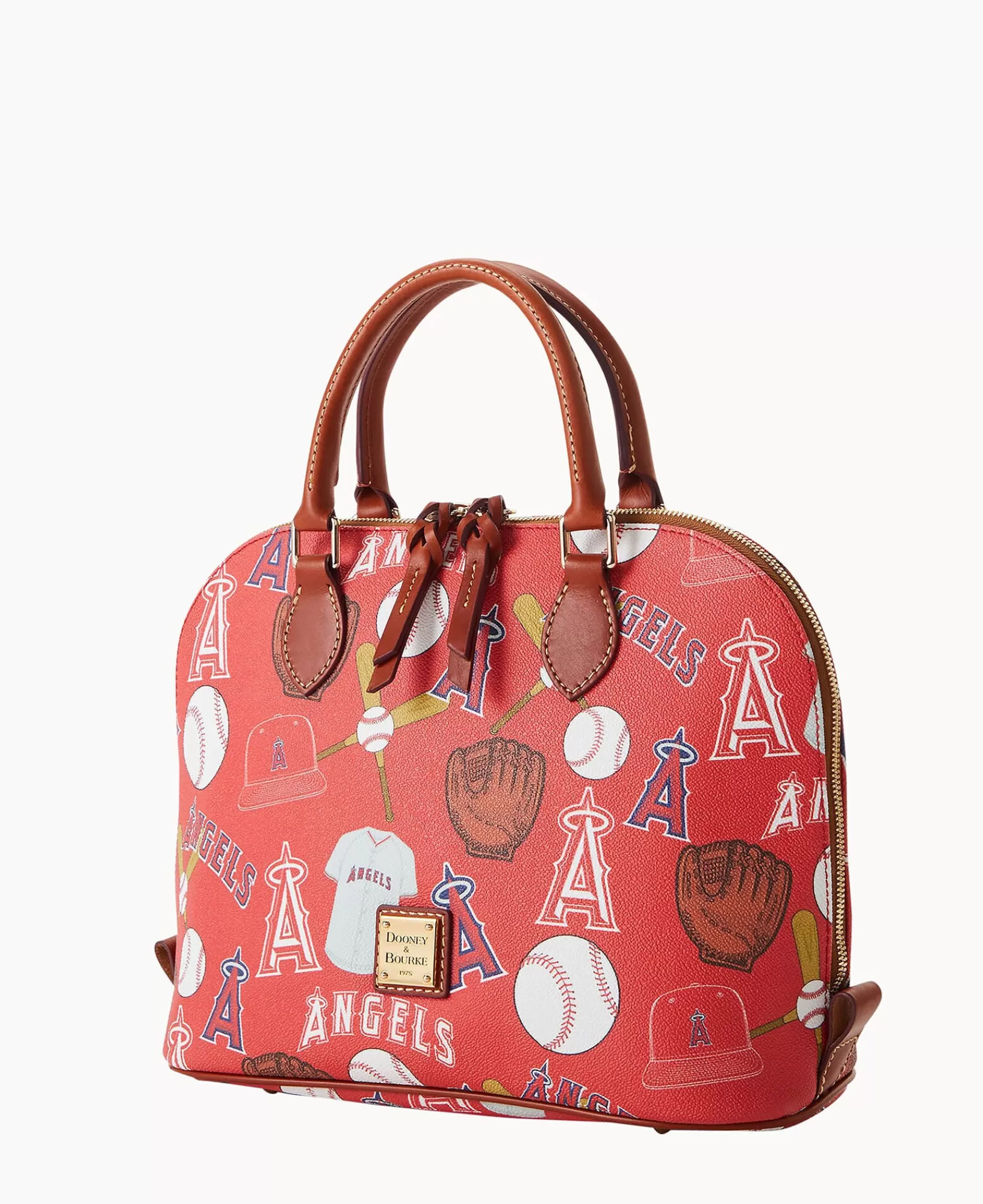 Shoulder Bags | Satchels>Dooney & Bourke MLB Angels Zip Zip Satchel Red