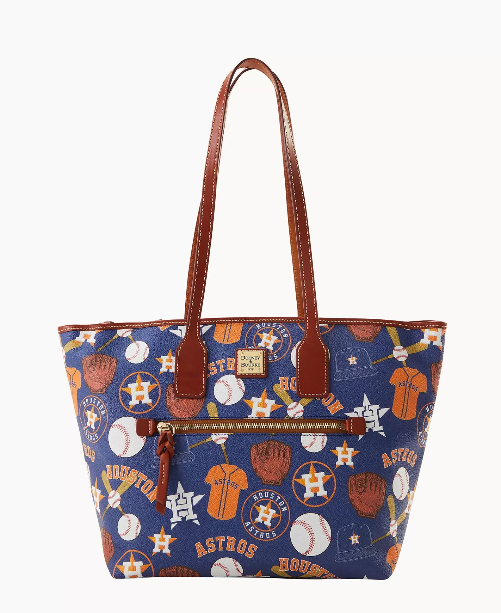 Shoulder Bags | Totes>Dooney & Bourke MLB Astros Tote Navy