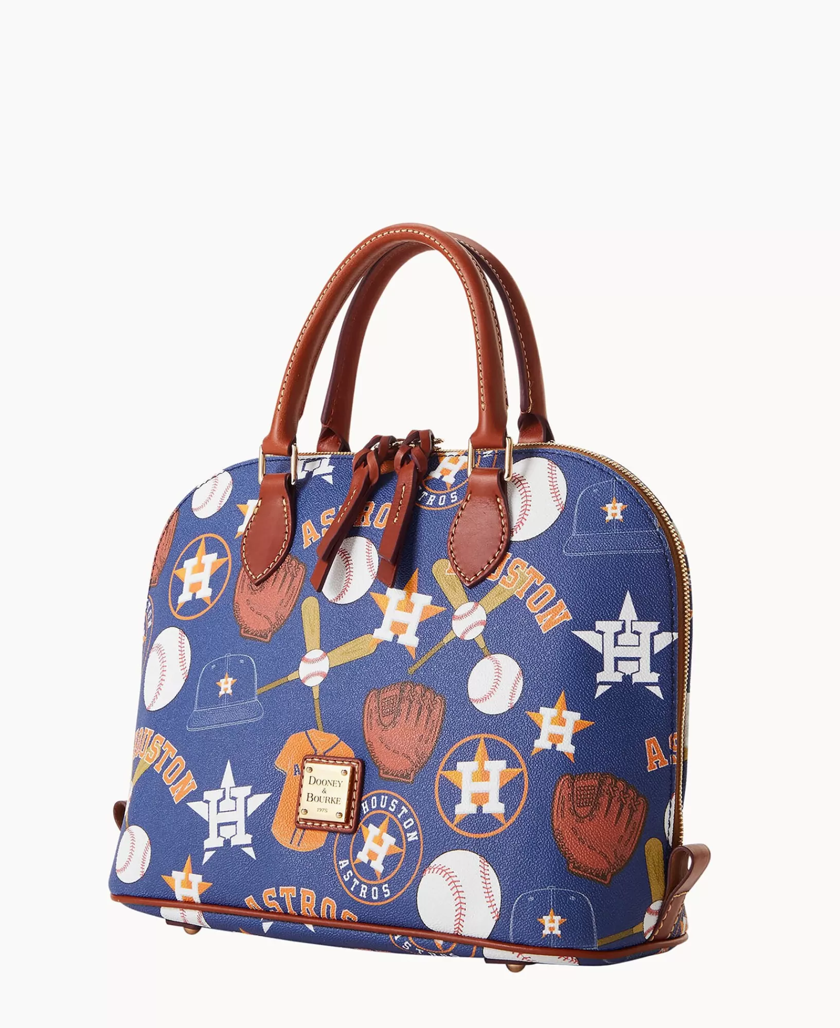 Shoulder Bags | Satchels>Dooney & Bourke MLB Astros Zip Zip Satchel Navy