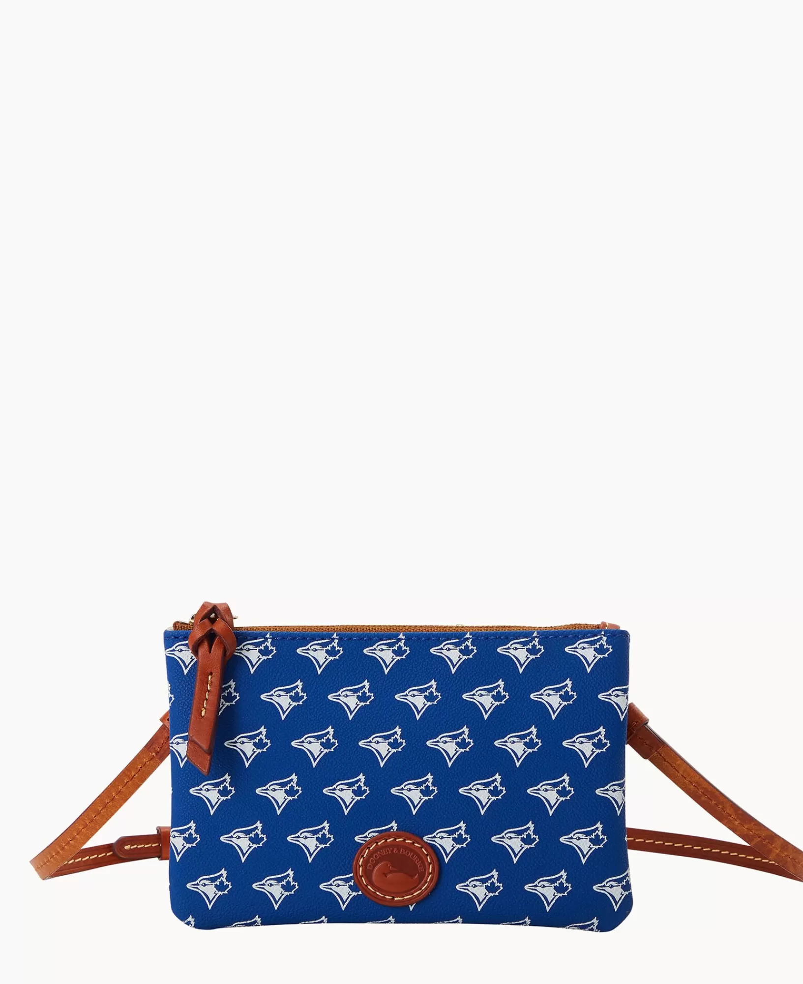 Shoulder Bags | Crossbodies>Dooney & Bourke MLB Jays Top Zip Crossbody Blue