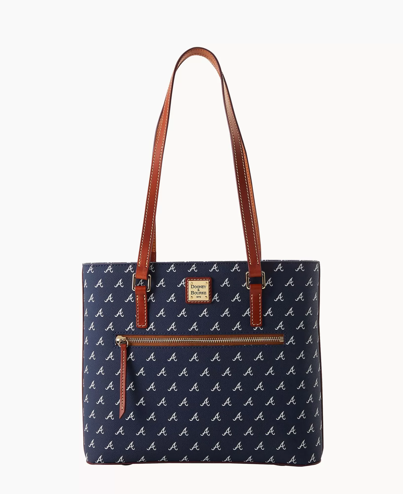 Shoulder Bags | Totes>Dooney & Bourke MLB Braves Shopper Navy