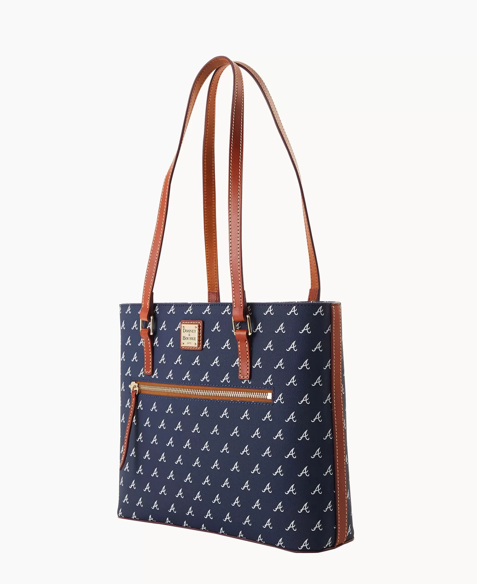 Shoulder Bags | Totes>Dooney & Bourke MLB Braves Shopper Navy