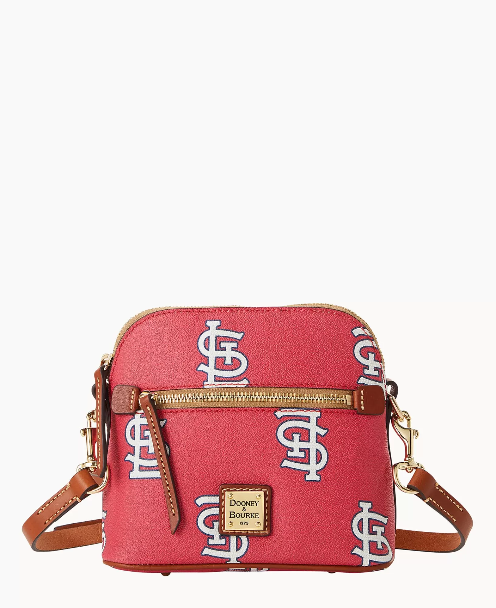 Shoulder Bags | Crossbodies>Dooney & Bourke MLB Cardinals Domed Crossbody Red