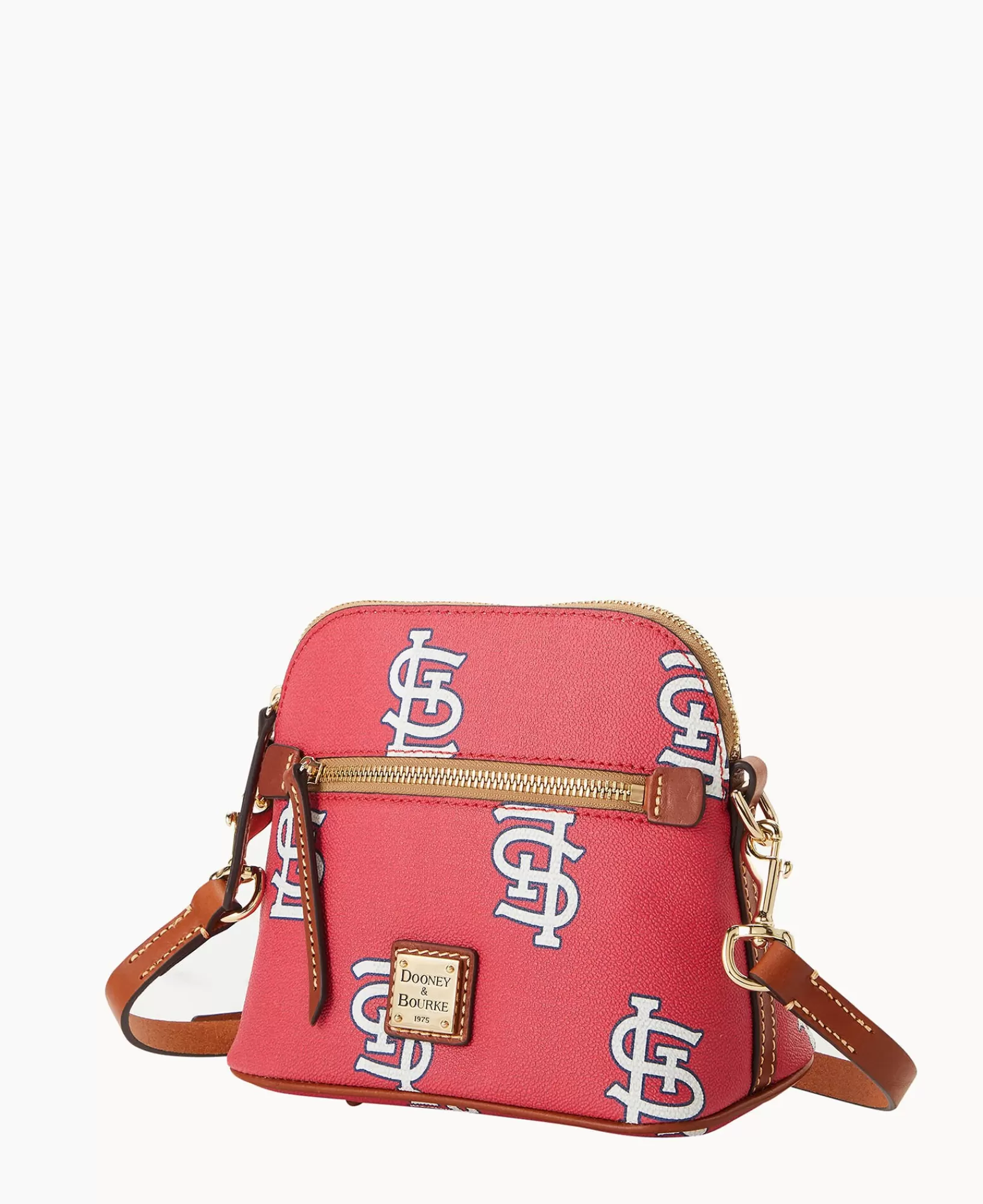 Shoulder Bags | Crossbodies>Dooney & Bourke MLB Cardinals Domed Crossbody Red