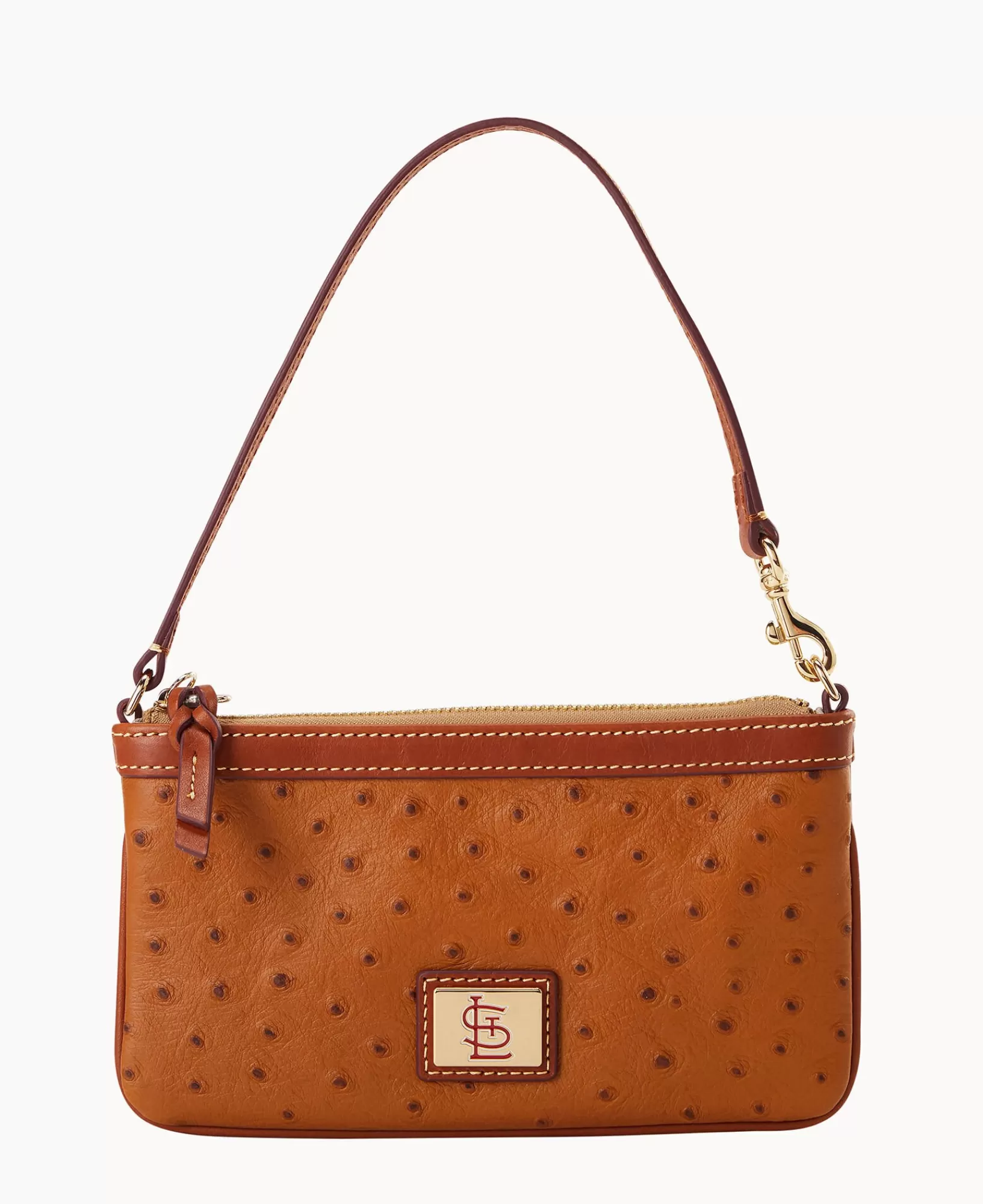 Wristlets | Wallets>Dooney & Bourke MLB Cardinals Large Slim Wristlet Caramel