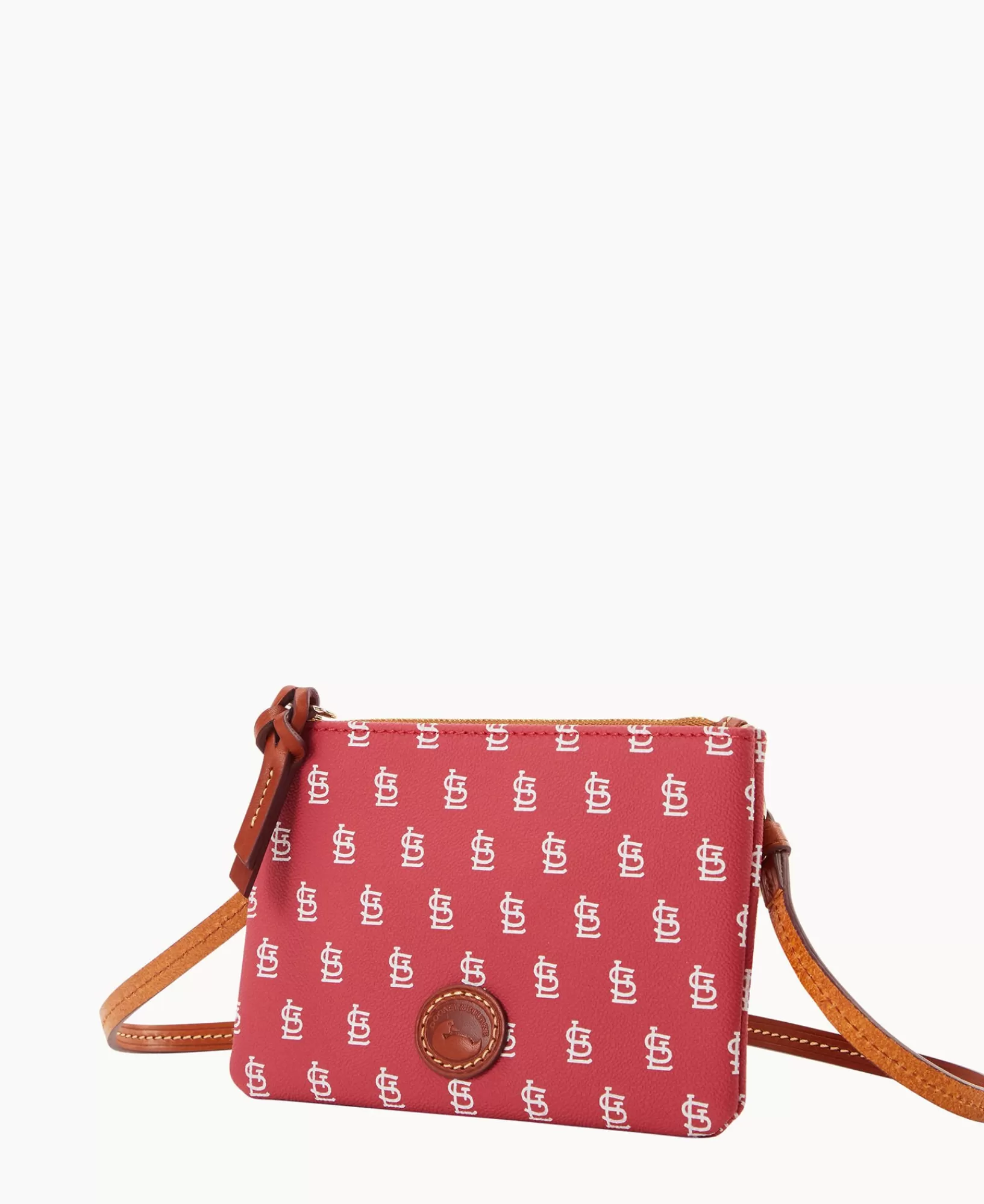 Shoulder Bags | Crossbodies>Dooney & Bourke MLB Cardinals Top Zip Crossbody Red