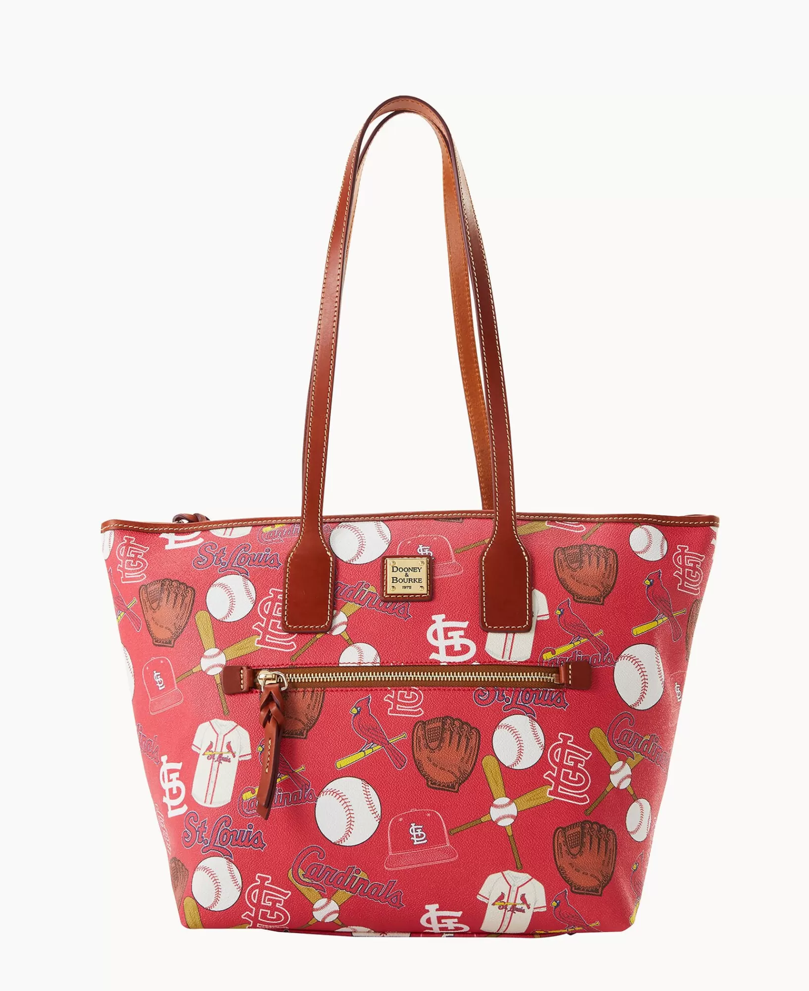 Shoulder Bags | Totes>Dooney & Bourke MLB Cardinals Tote Red