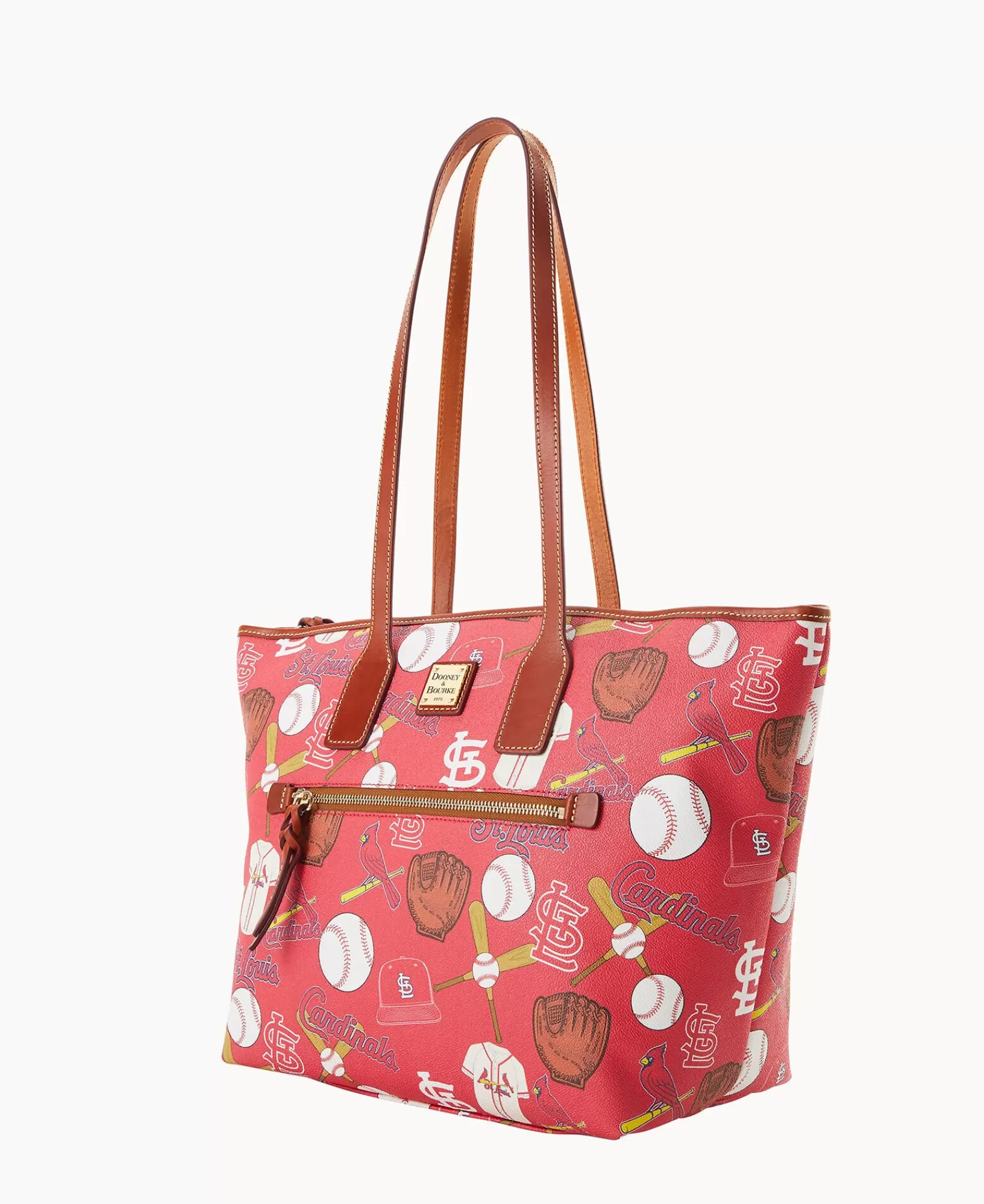 Shoulder Bags | Totes>Dooney & Bourke MLB Cardinals Tote Red