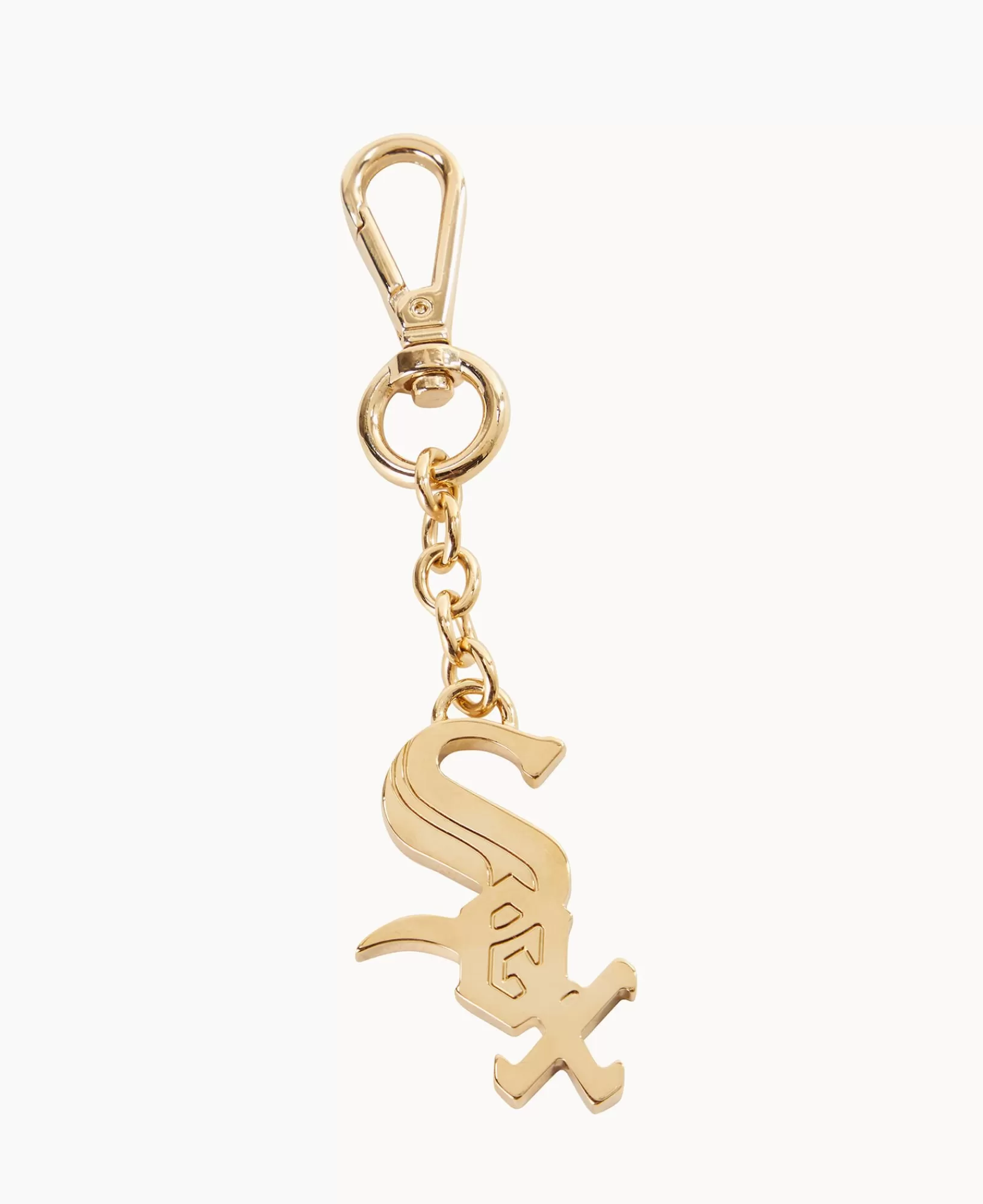 Key Keepers & Charms>Dooney & Bourke MLB Chicago White Sox Pendant Key Chain Gold