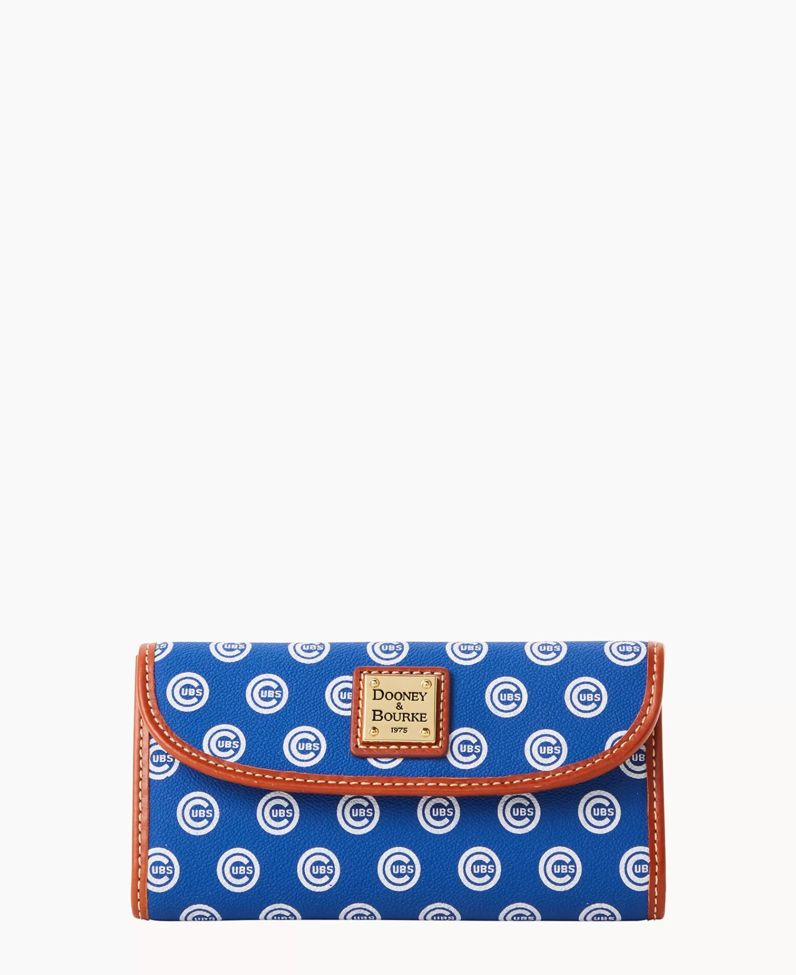 Clutches | Wallets>Dooney & Bourke MLB Cubs Continental Clutch Blue