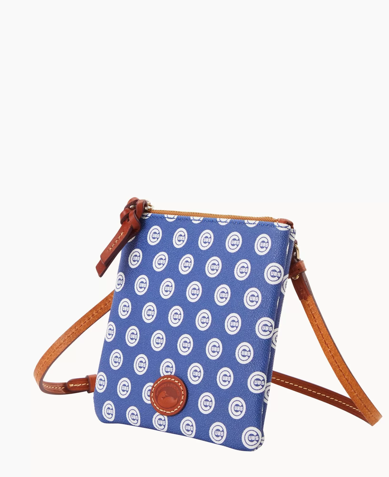 Shoulder Bags | Crossbodies>Dooney & Bourke MLB Cubs Small North South Top Zip Crossbody Blue