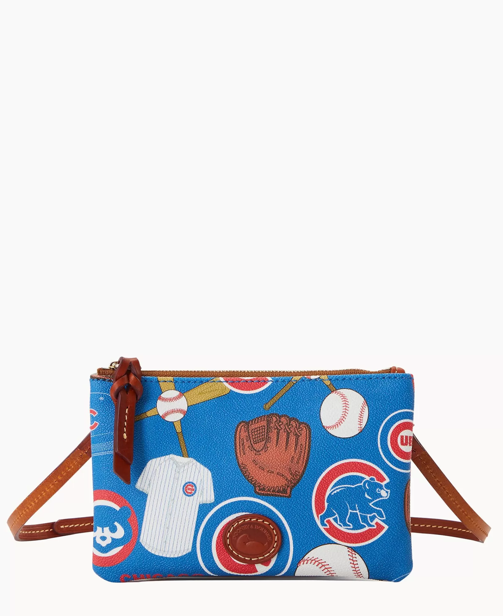 Shoulder Bags | Crossbodies>Dooney & Bourke MLB Cubs Top Zip Crossbody Blue