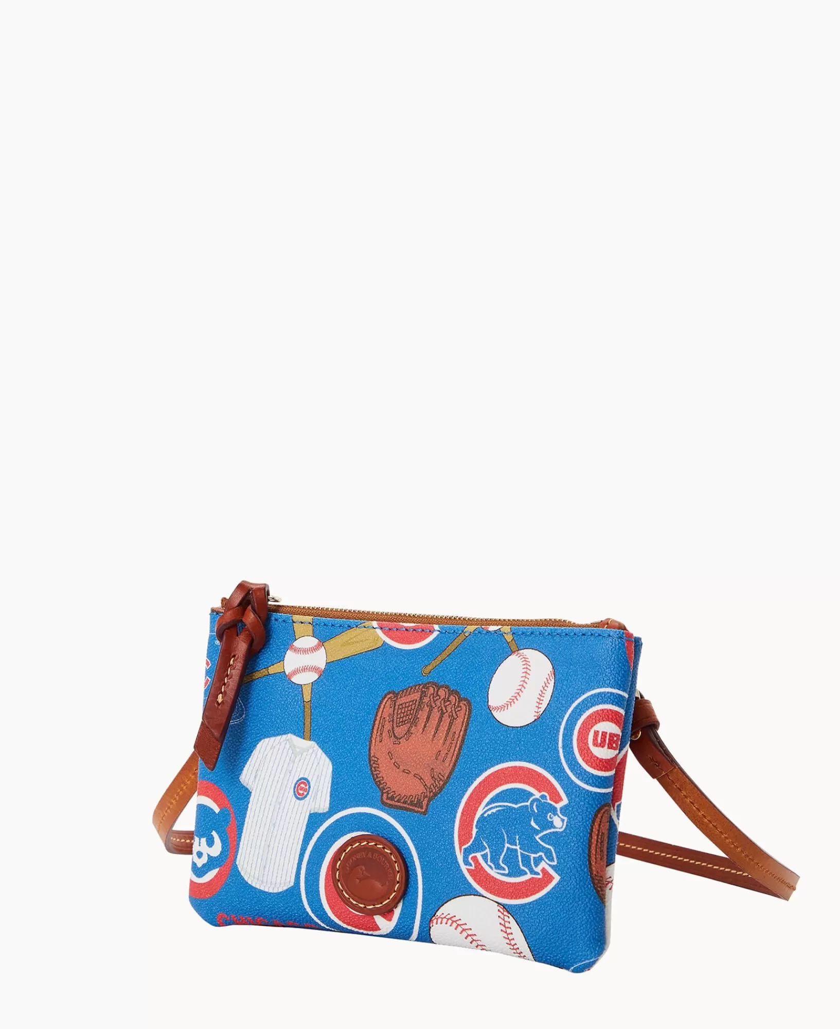 Shoulder Bags | Crossbodies>Dooney & Bourke MLB Cubs Top Zip Crossbody Blue