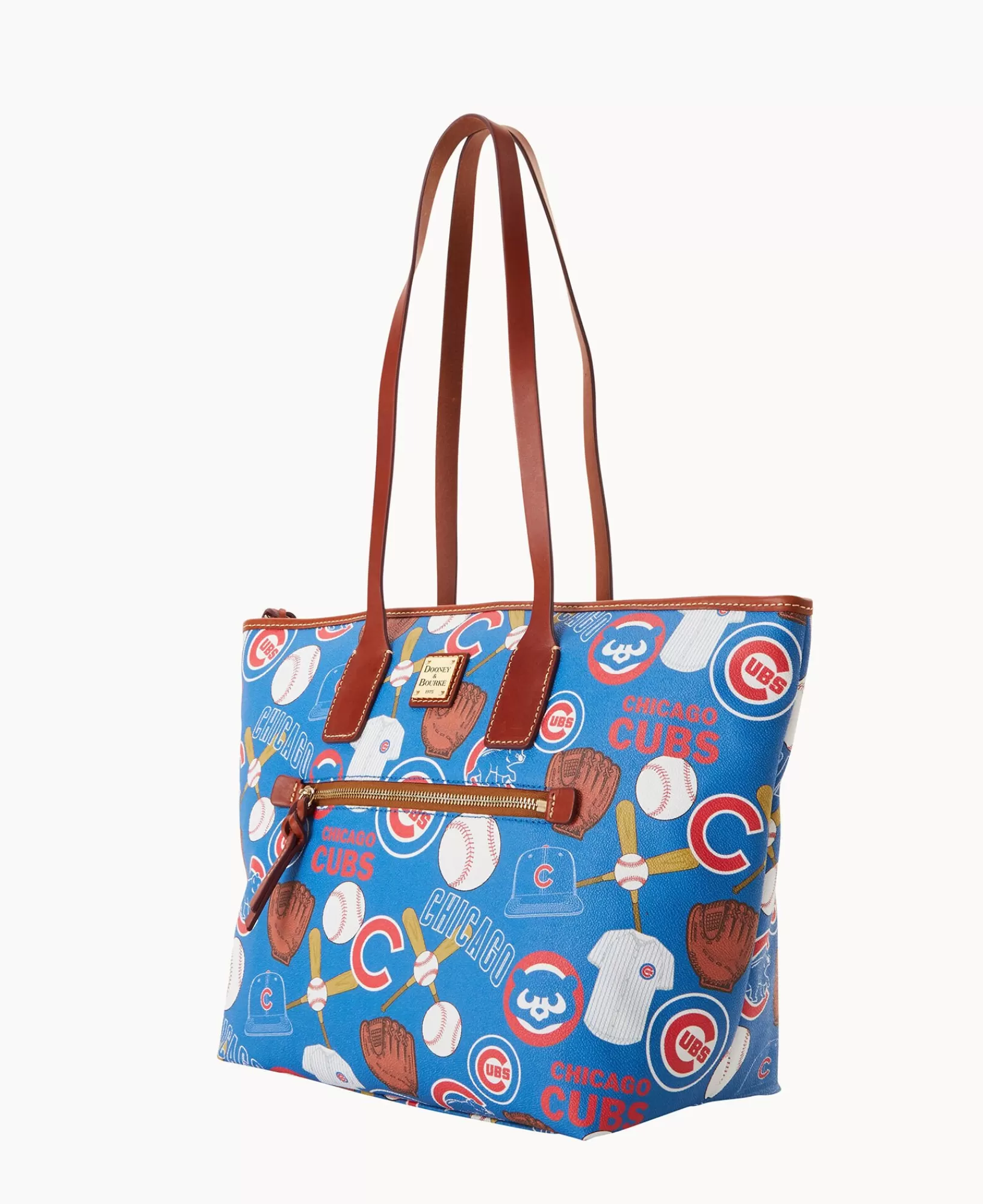 Shoulder Bags | Totes>Dooney & Bourke MLB Cubs Tote Blue