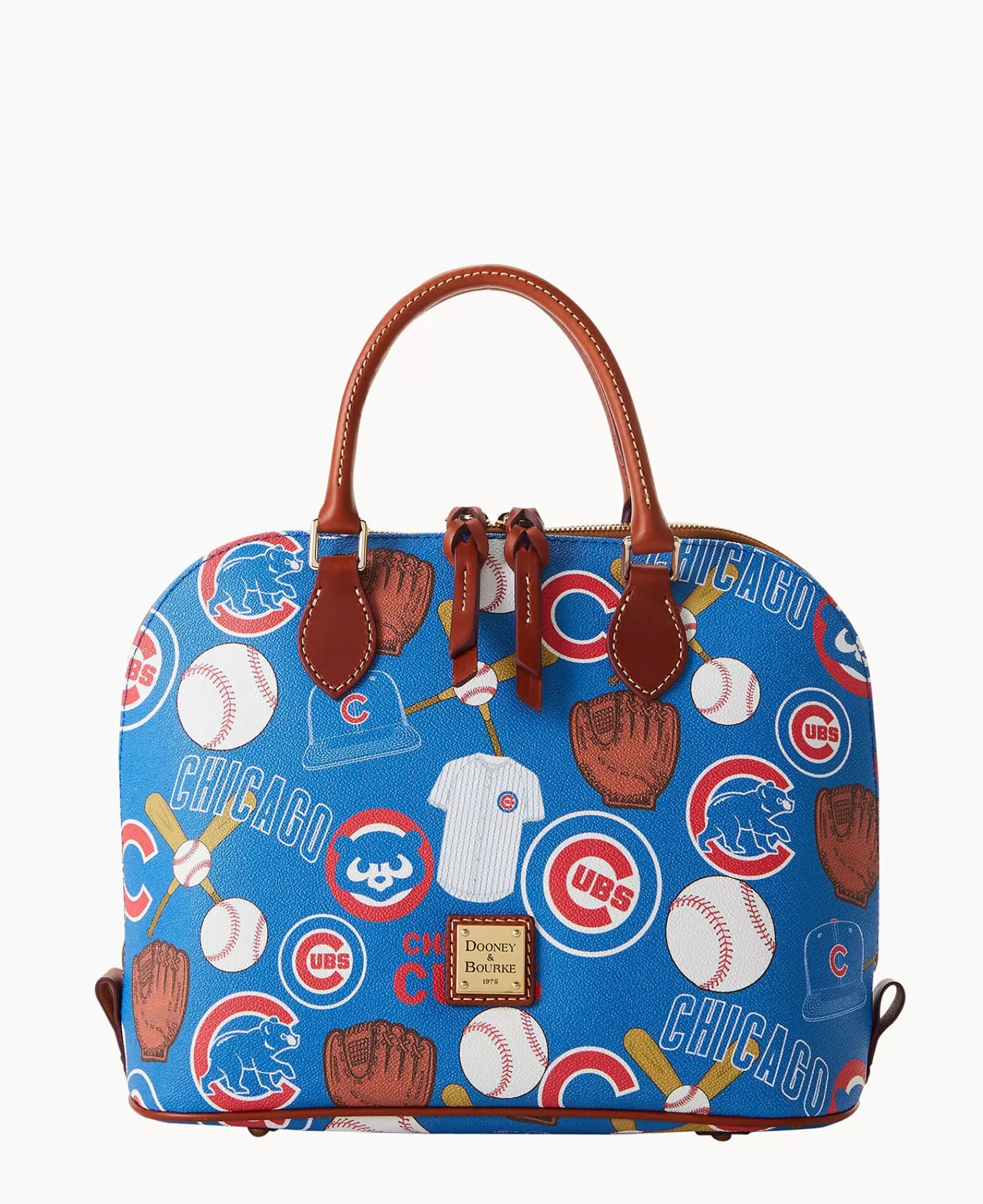 Shoulder Bags | Satchels>Dooney & Bourke MLB Cubs Zip Zip Satchel Blue