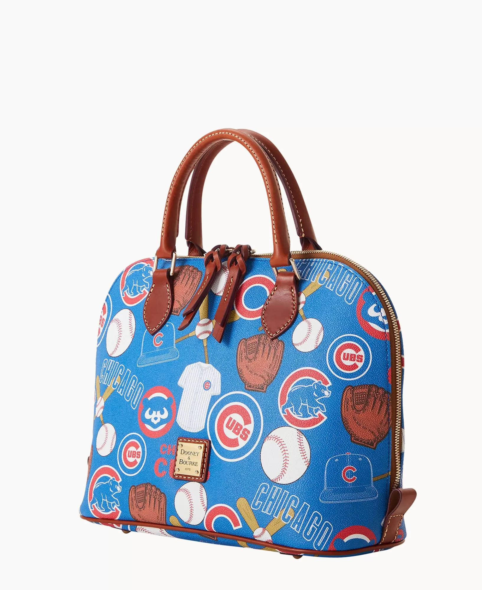 Shoulder Bags | Satchels>Dooney & Bourke MLB Cubs Zip Zip Satchel Blue