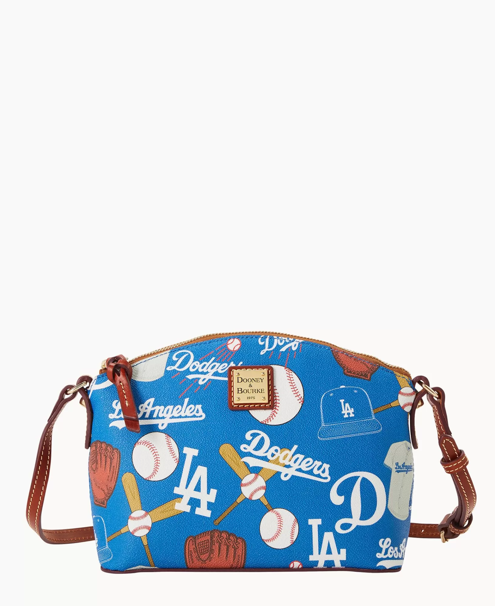 Shoulder Bags | Crossbodies>Dooney & Bourke MLB Dodgers Suki Crossbody Blue