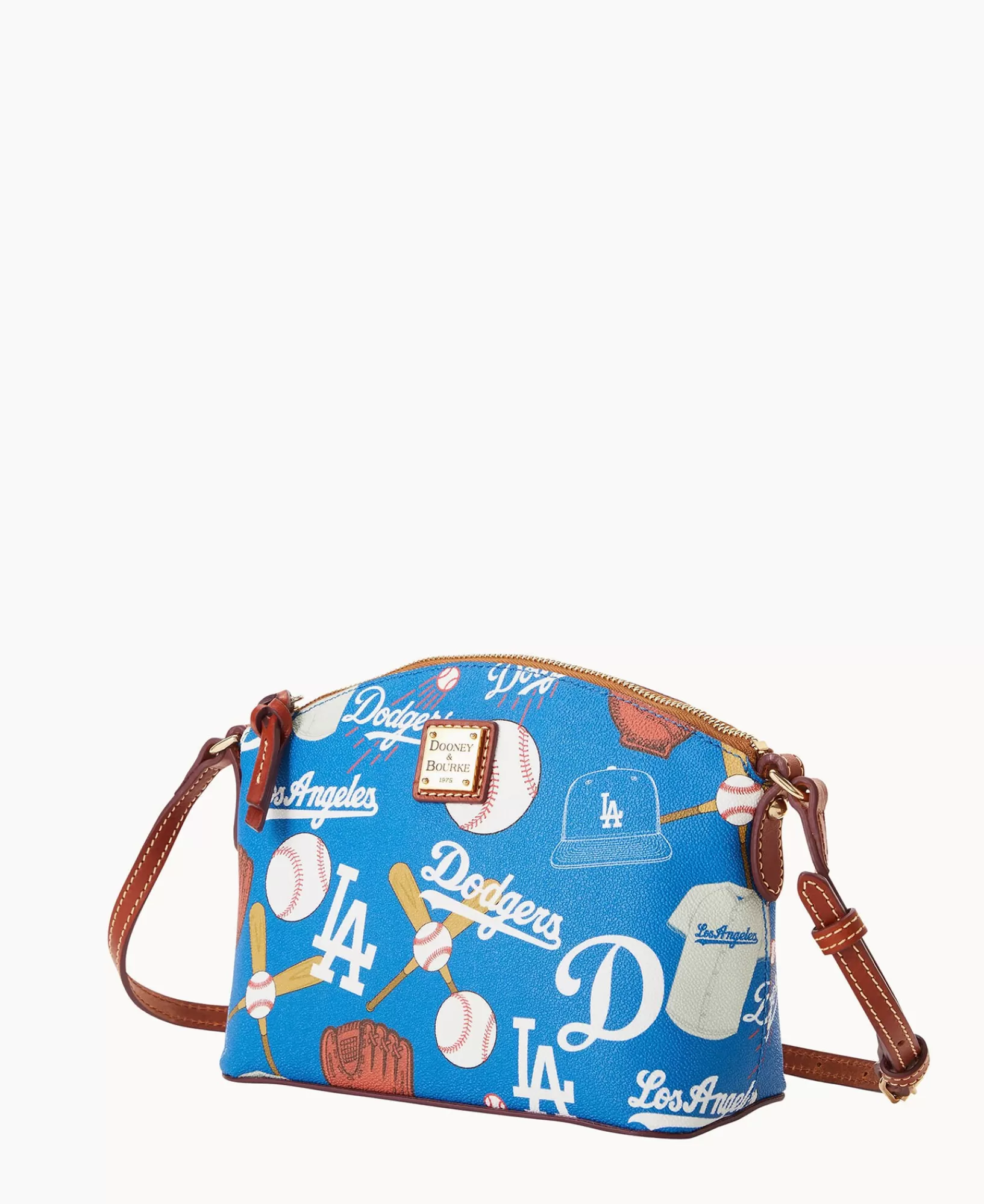 Shoulder Bags | Crossbodies>Dooney & Bourke MLB Dodgers Suki Crossbody Blue