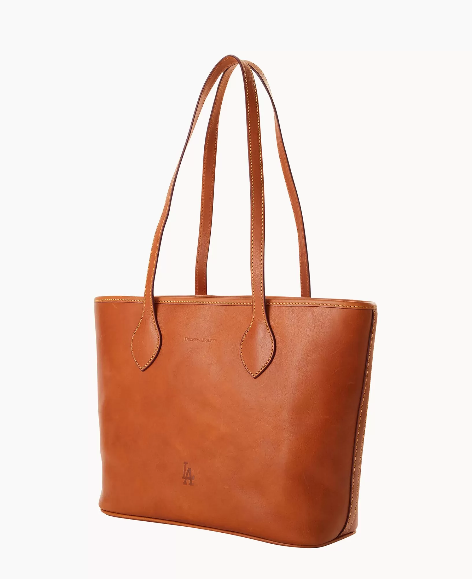 Totes>Dooney & Bourke MLB Dodgers Tote Natural