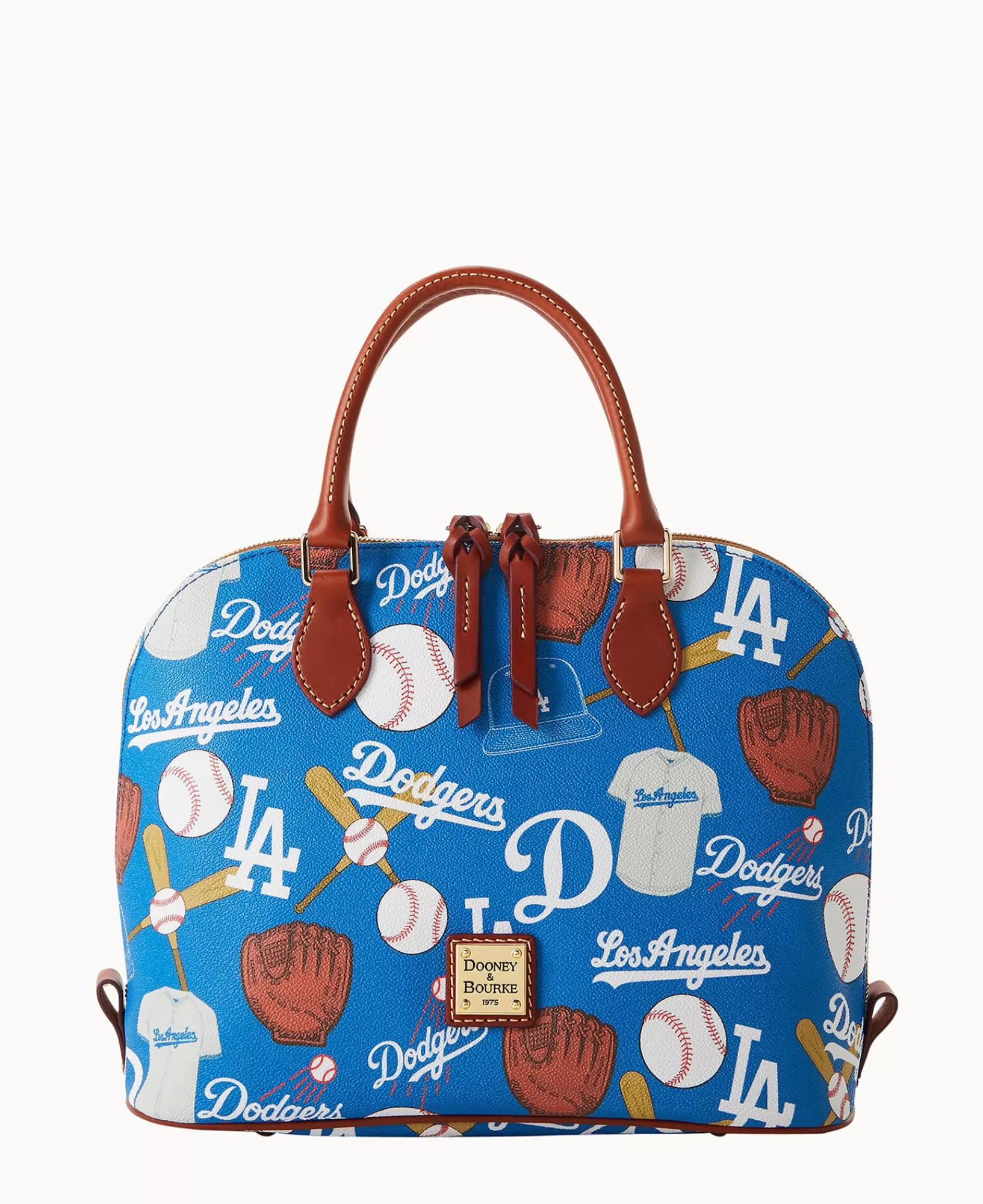 Shoulder Bags | Satchels>Dooney & Bourke MLB Dodgers Zip Zip Satchel Blue