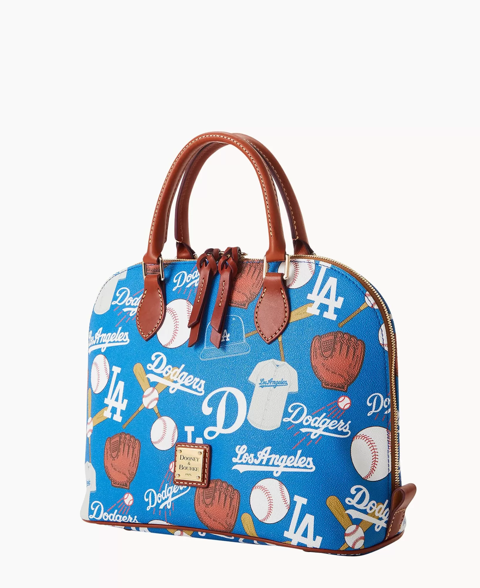 Shoulder Bags | Satchels>Dooney & Bourke MLB Dodgers Zip Zip Satchel Blue