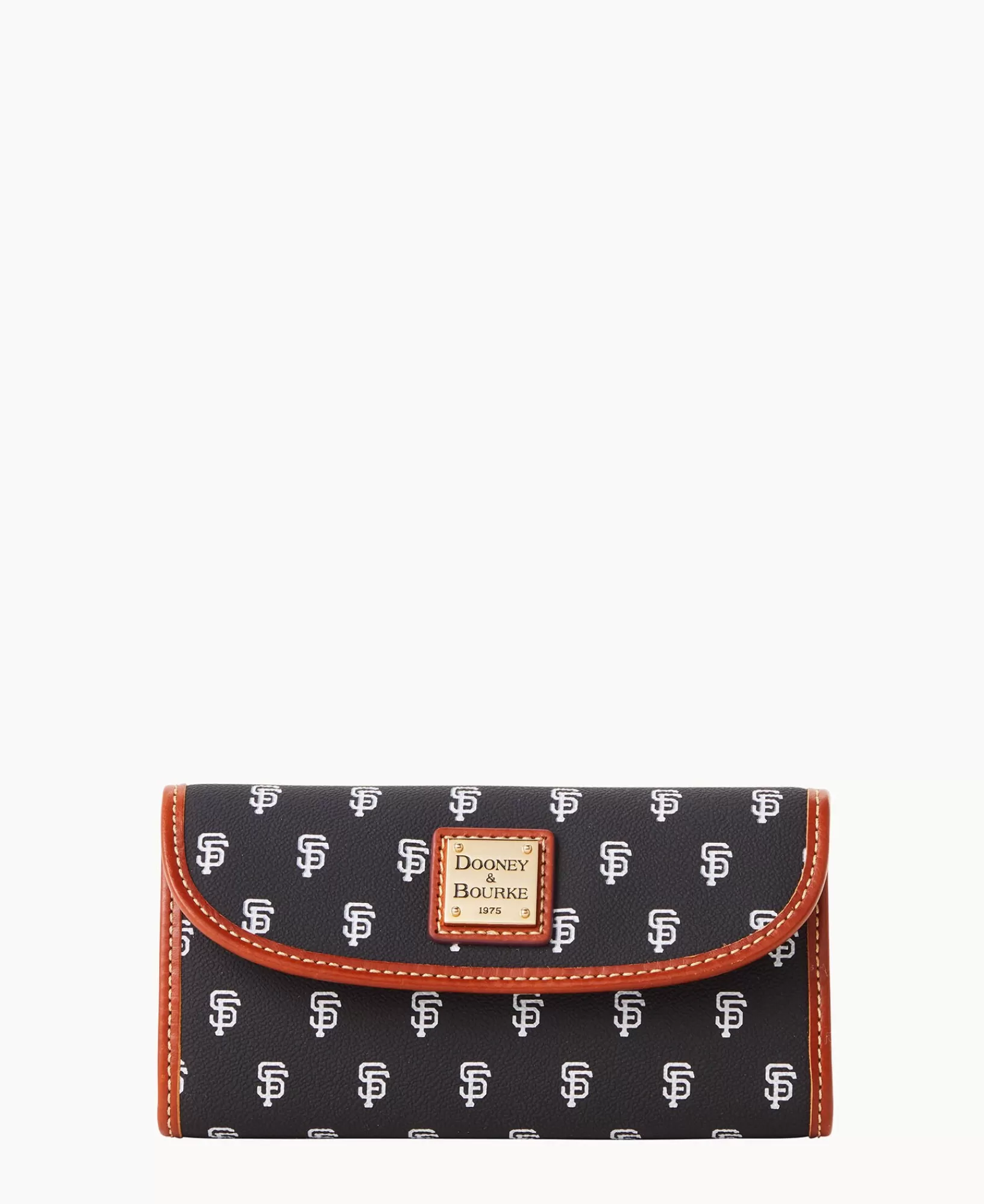 Clutches | Wallets>Dooney & Bourke MLB Giants Continental Clutch Black