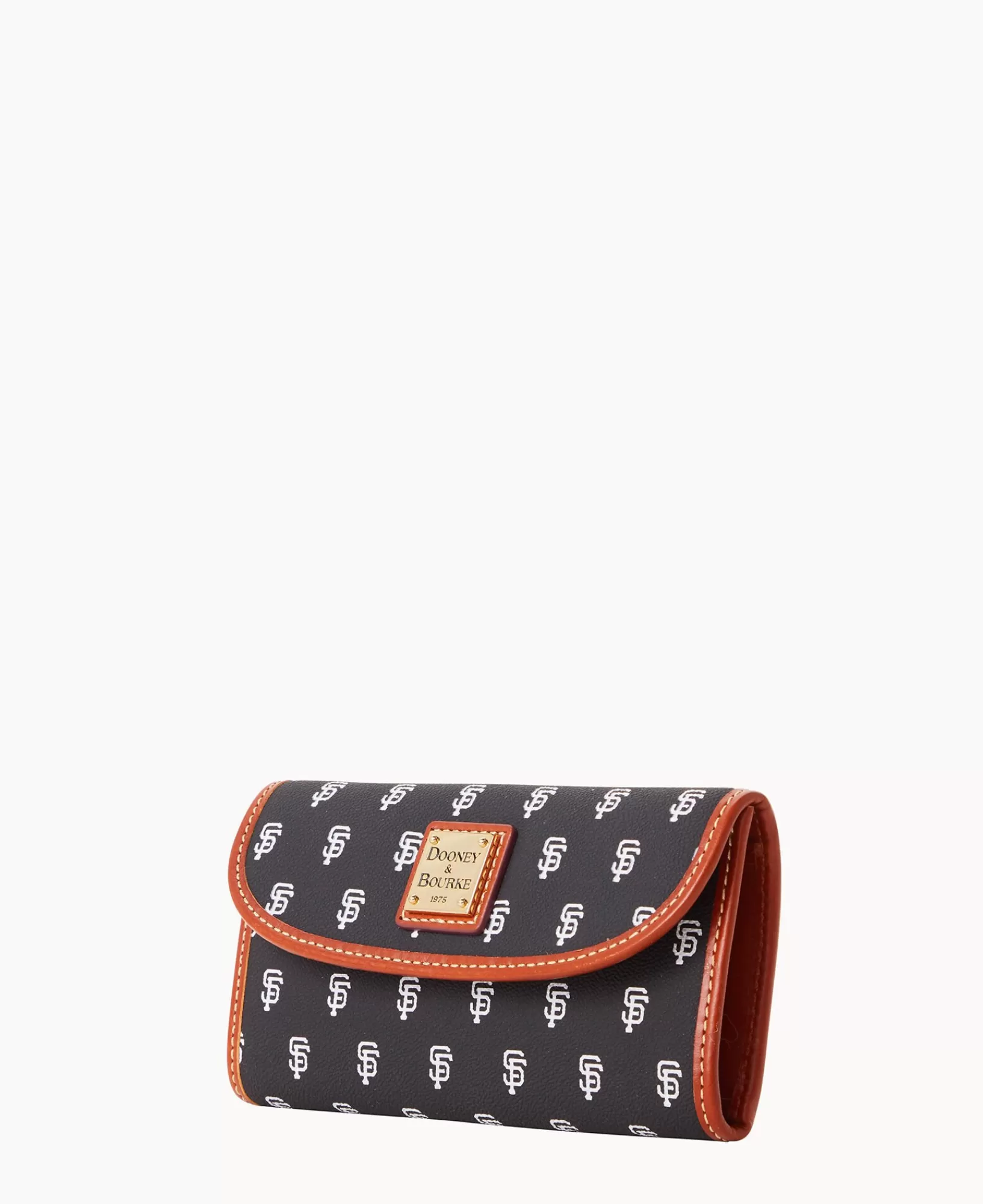 Clutches | Wallets>Dooney & Bourke MLB Giants Continental Clutch Black