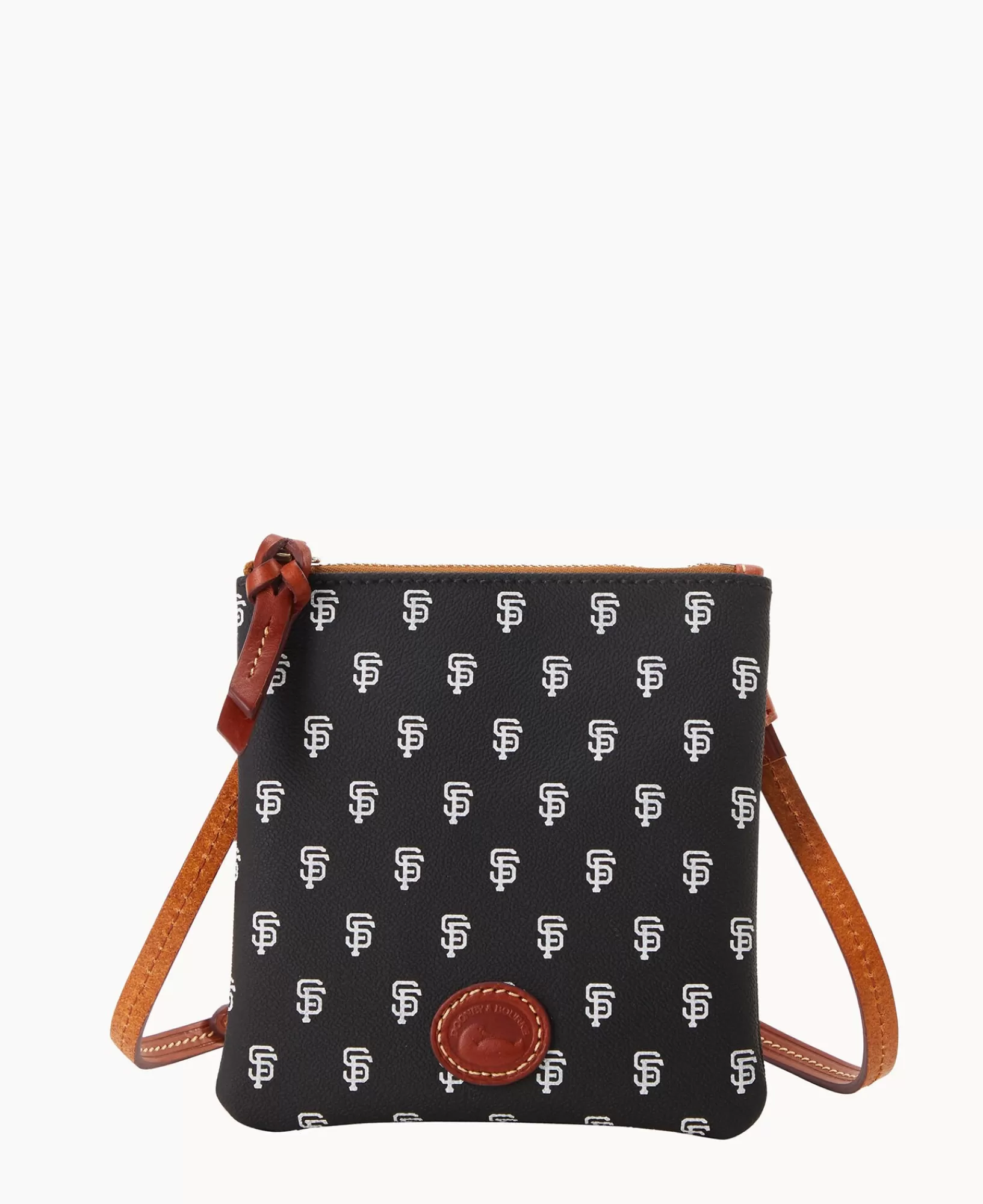 Shoulder Bags | Crossbodies>Dooney & Bourke MLB Giants Small North South Top Zip Crossbody Black