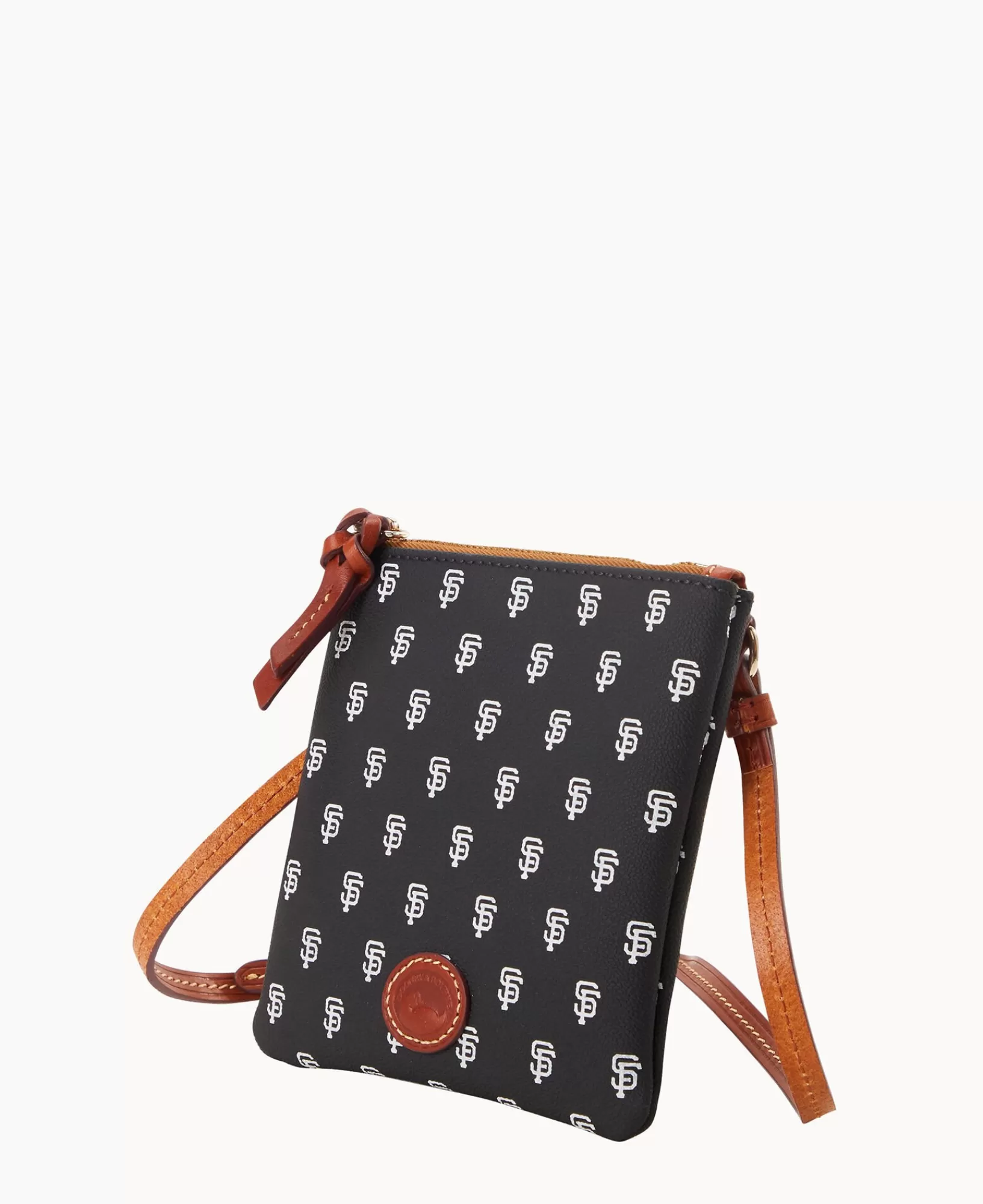 Shoulder Bags | Crossbodies>Dooney & Bourke MLB Giants Small North South Top Zip Crossbody Black