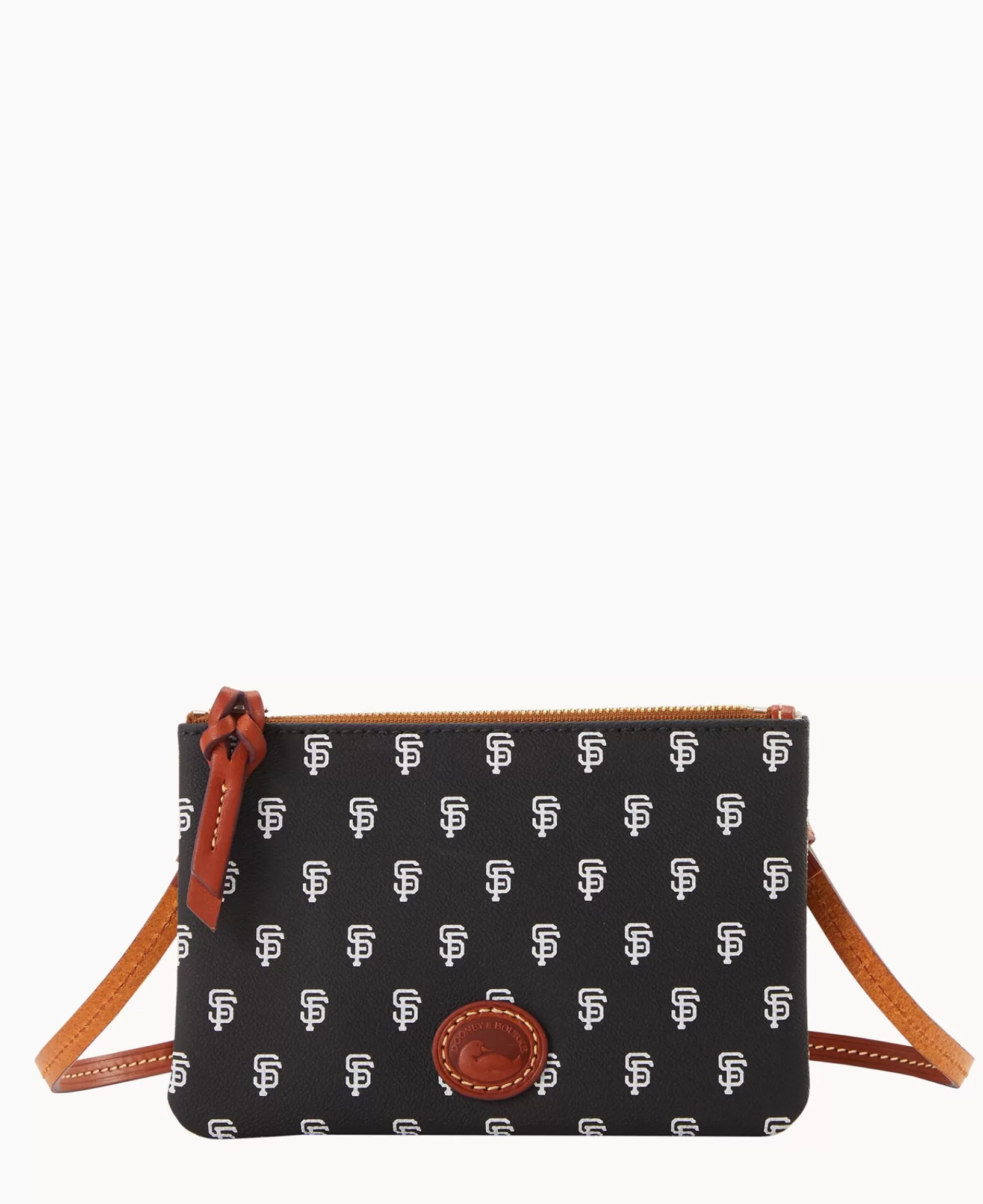 Shoulder Bags | Crossbodies>Dooney & Bourke MLB Giants Top Zip Crossbody Black