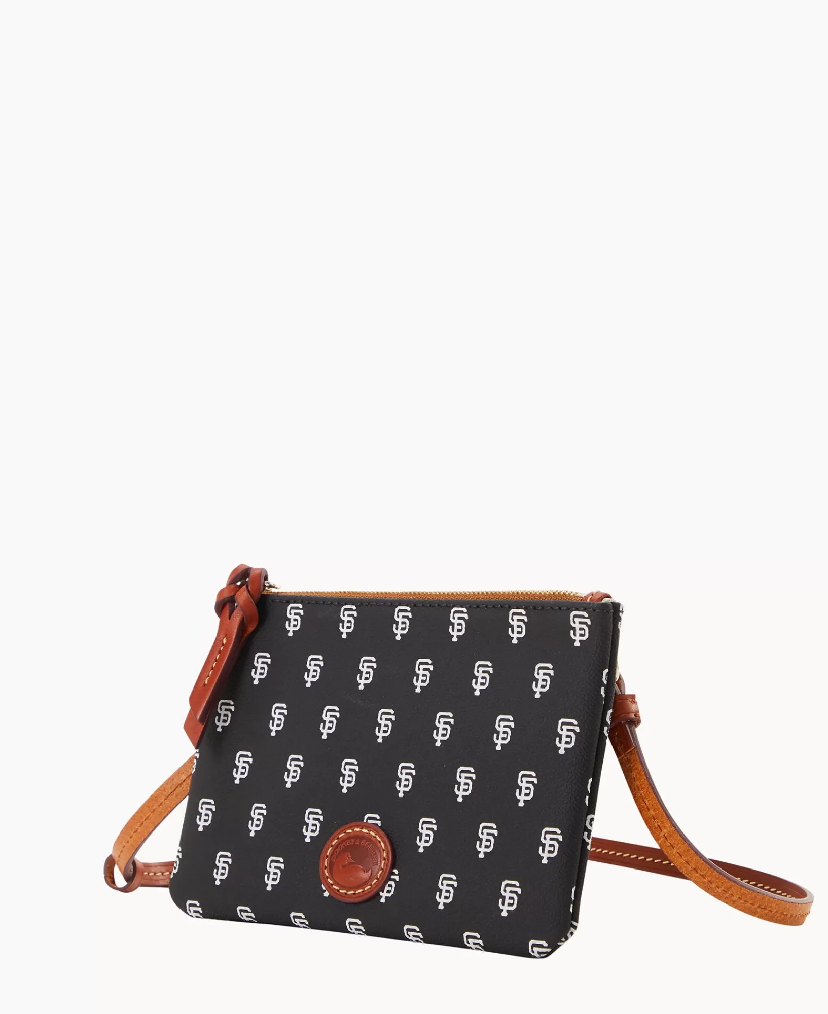 Shoulder Bags | Crossbodies>Dooney & Bourke MLB Giants Top Zip Crossbody Black