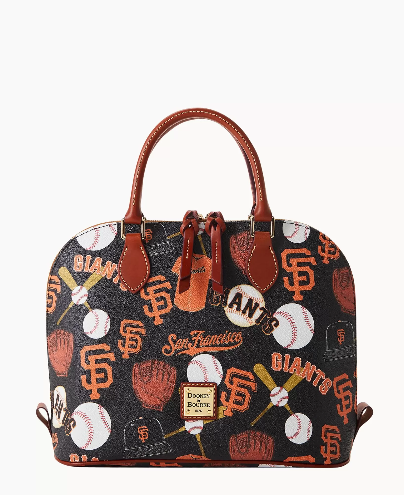 Shoulder Bags | Satchels>Dooney & Bourke MLB Giants Zip Zip Satchel Black