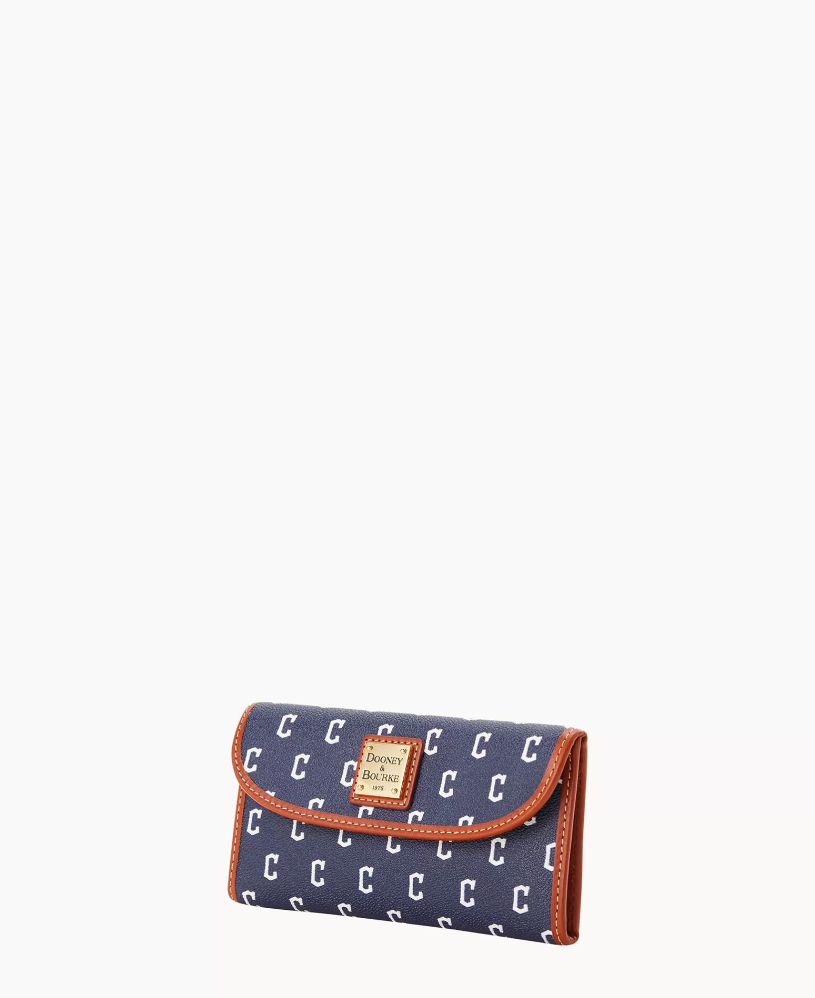 Clutches | Wallets>Dooney & Bourke MLB Guardians Continental Clutch Navy