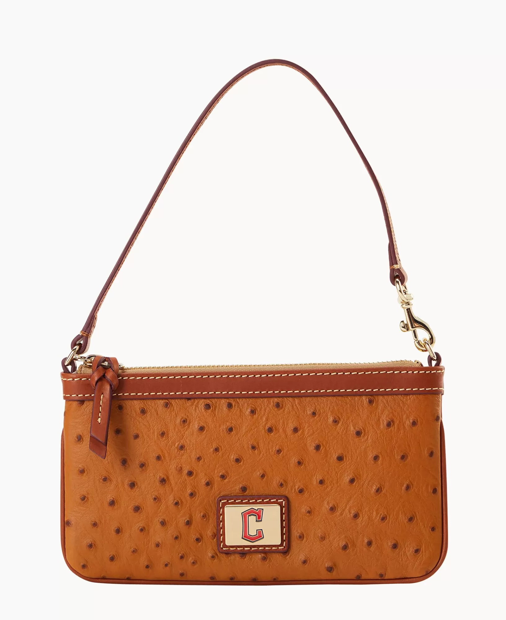 Wristlets | Wallets>Dooney & Bourke MLB Guardians Large Slim Wristlet Caramel