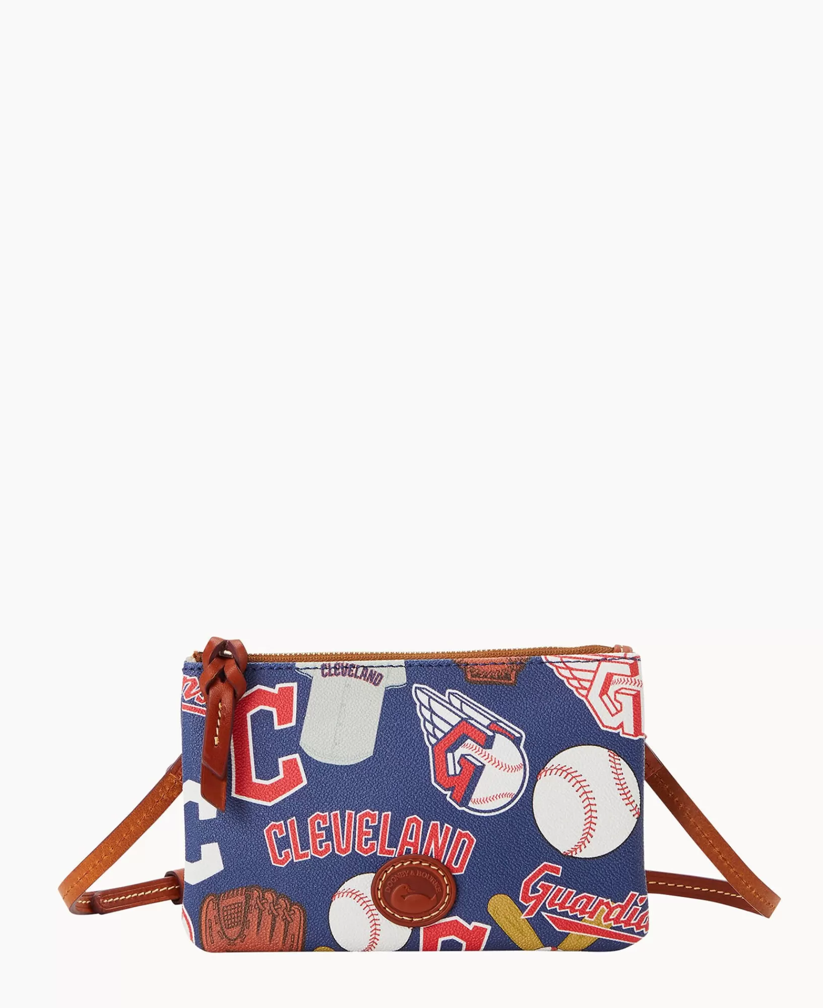 Shoulder Bags | Crossbodies>Dooney & Bourke MLB Guardians Top Zip Crossbody Navy