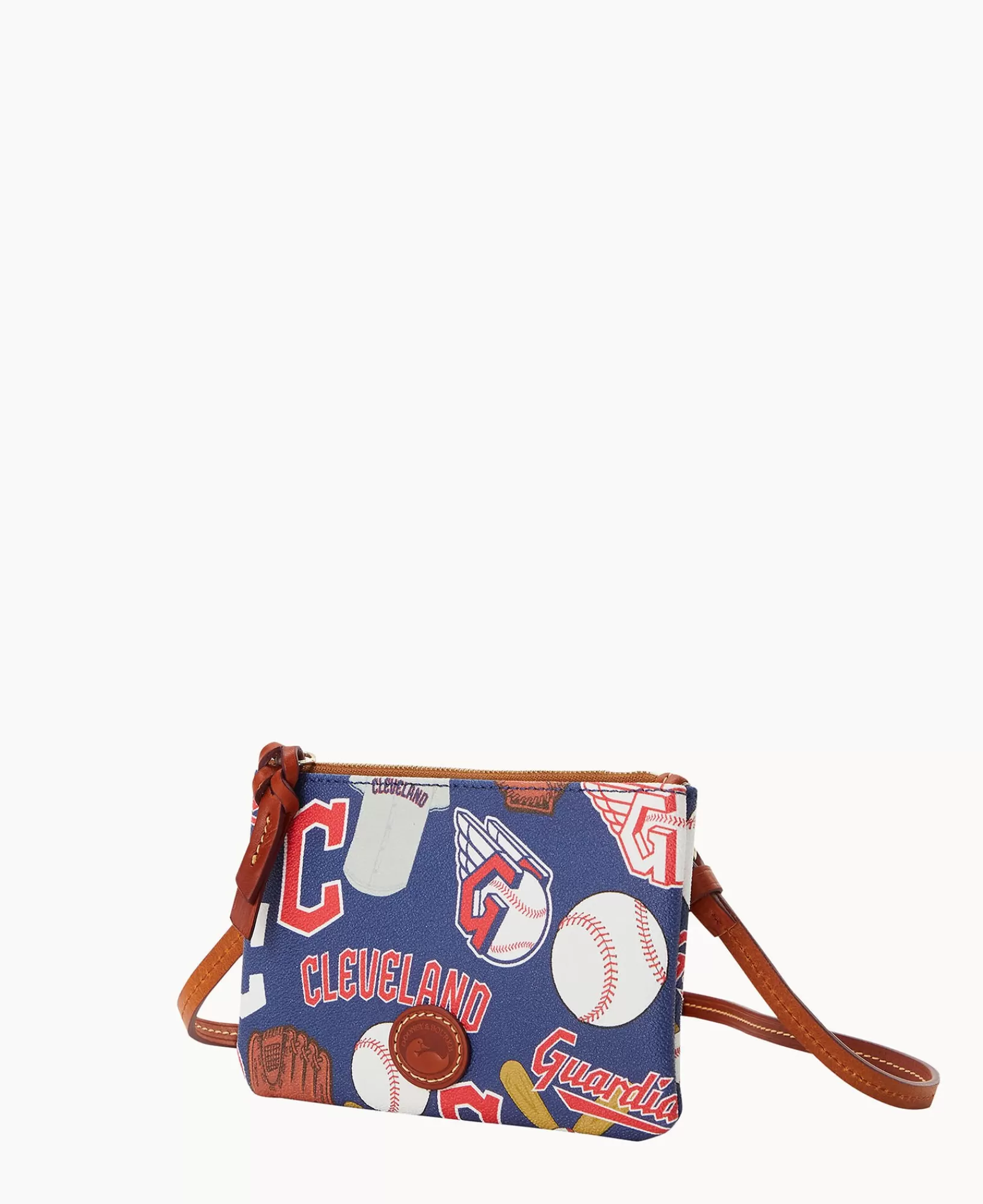 Shoulder Bags | Crossbodies>Dooney & Bourke MLB Guardians Top Zip Crossbody Navy