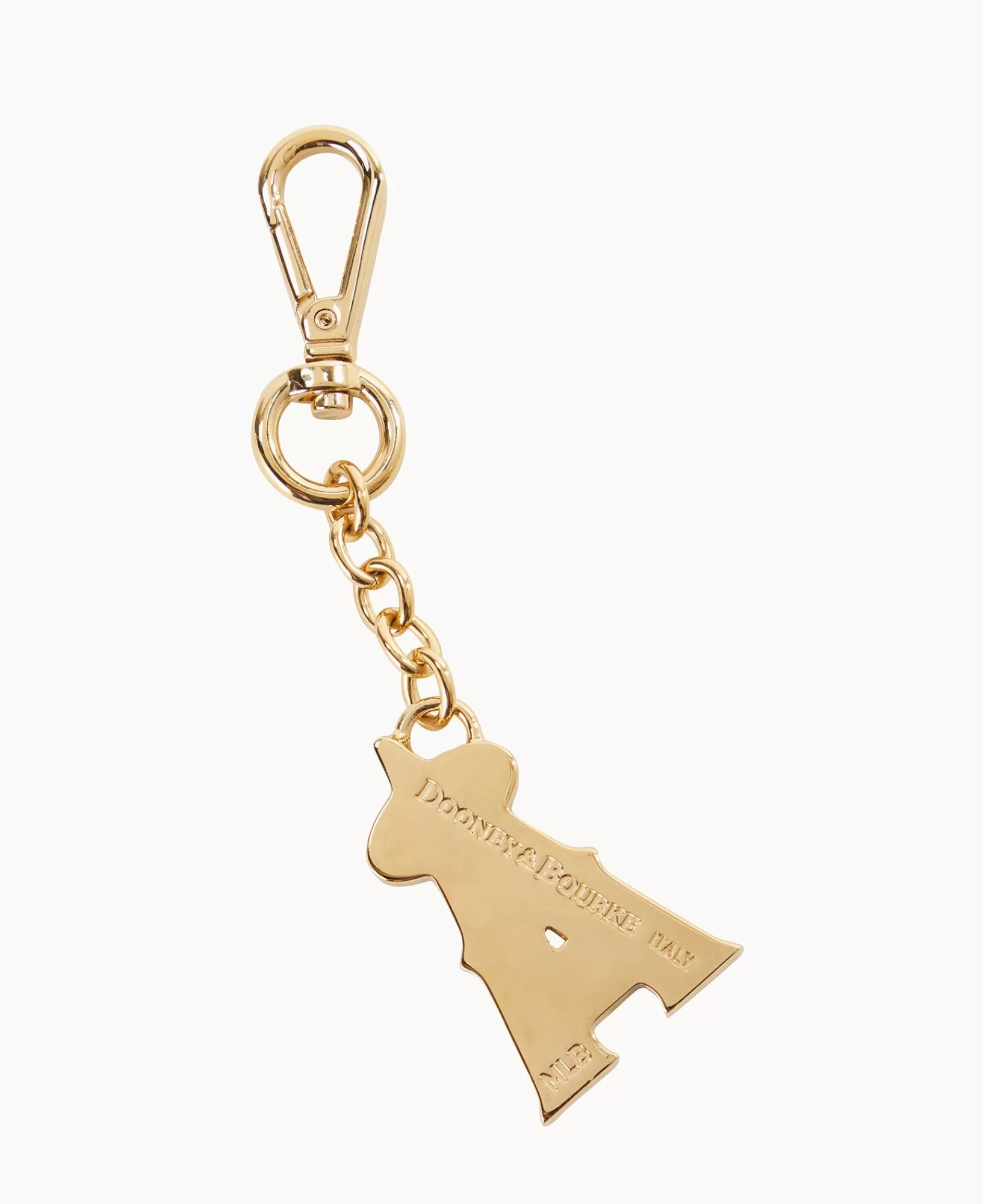 Key Keepers & Charms>Dooney & Bourke MLB Los Angeles Angels Pendant Key Chain Gold