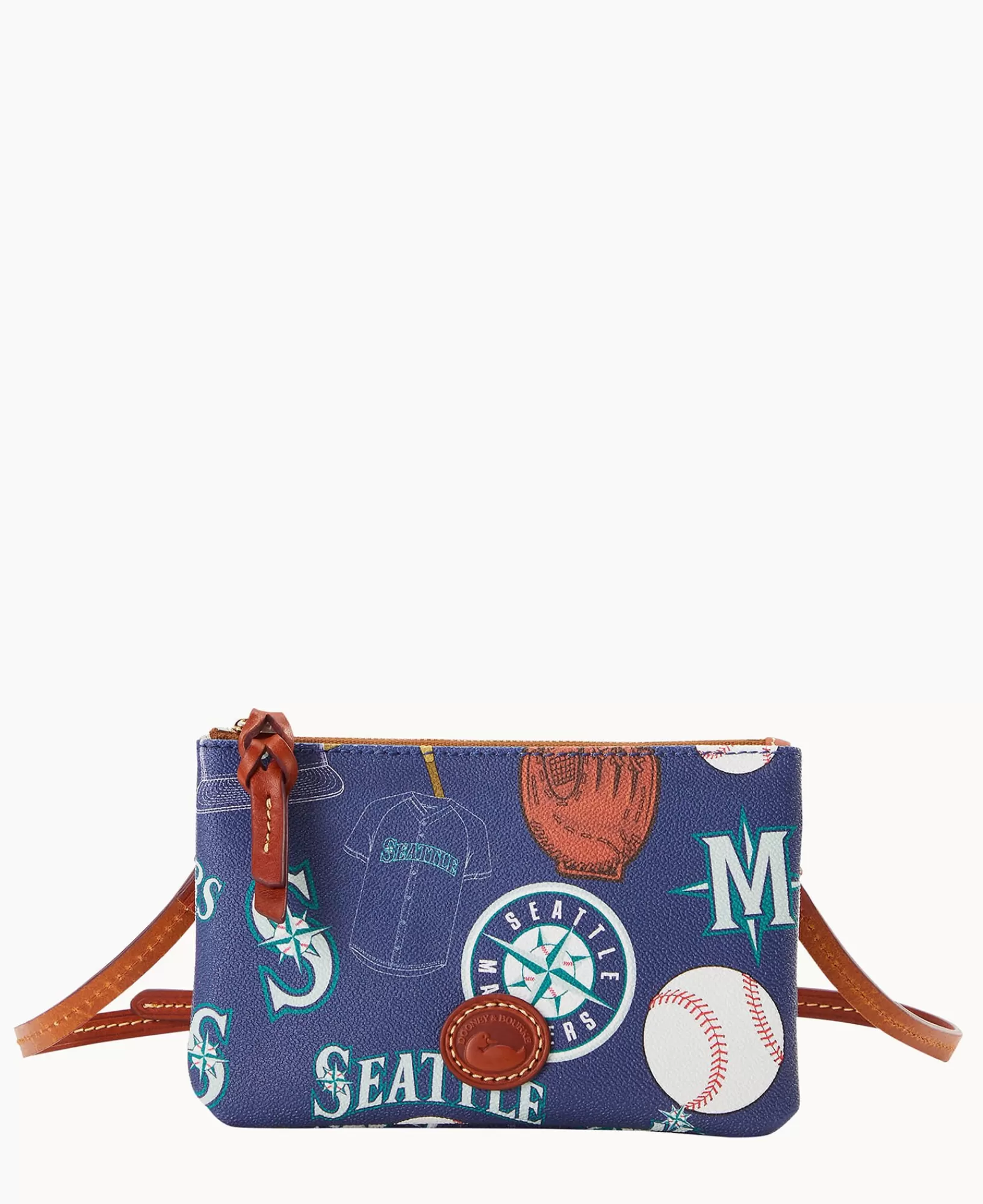 Shoulder Bags | Crossbodies>Dooney & Bourke MLB Mariners Top Zip Crossbody Navy