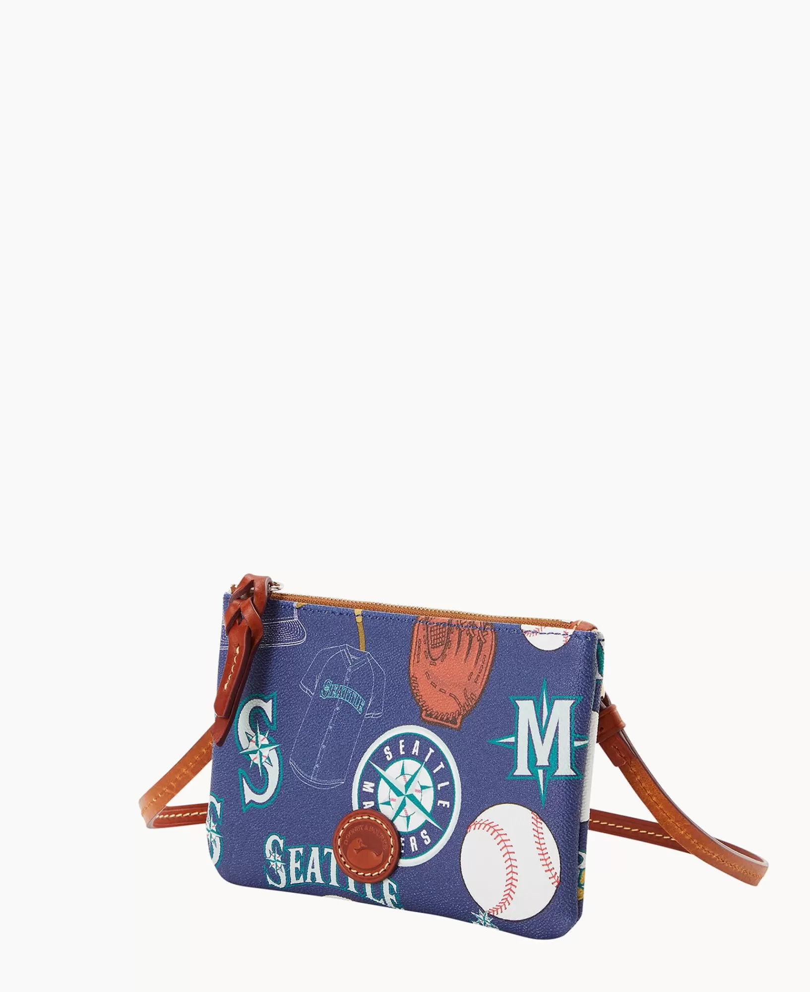 Shoulder Bags | Crossbodies>Dooney & Bourke MLB Mariners Top Zip Crossbody Navy