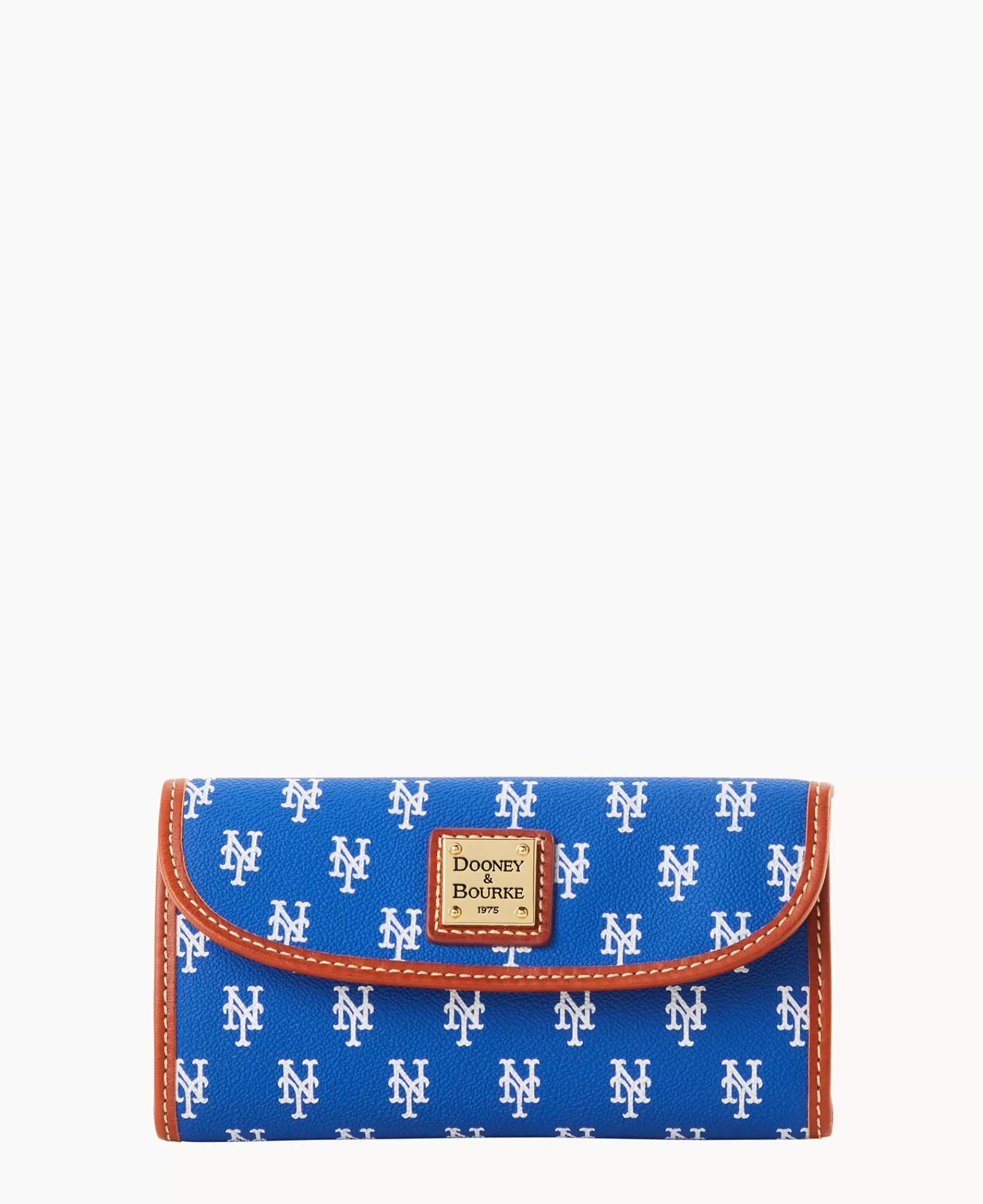 Clutches | Wallets>Dooney & Bourke MLB Mets Continental Clutch Blue