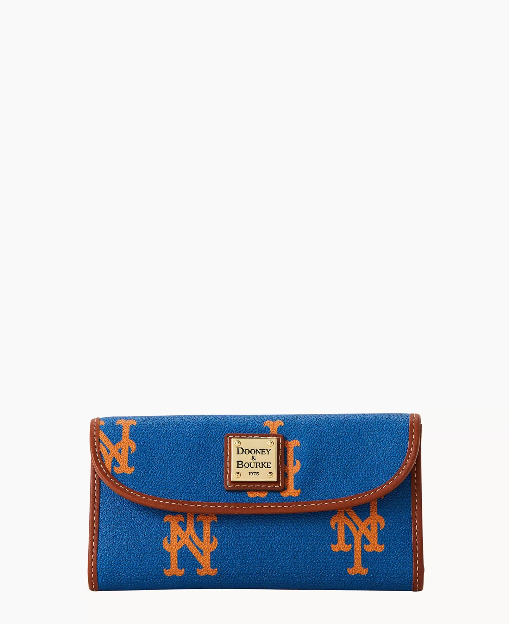 Clutches | Wallets>Dooney & Bourke MLB Mets Continental Clutch Blue