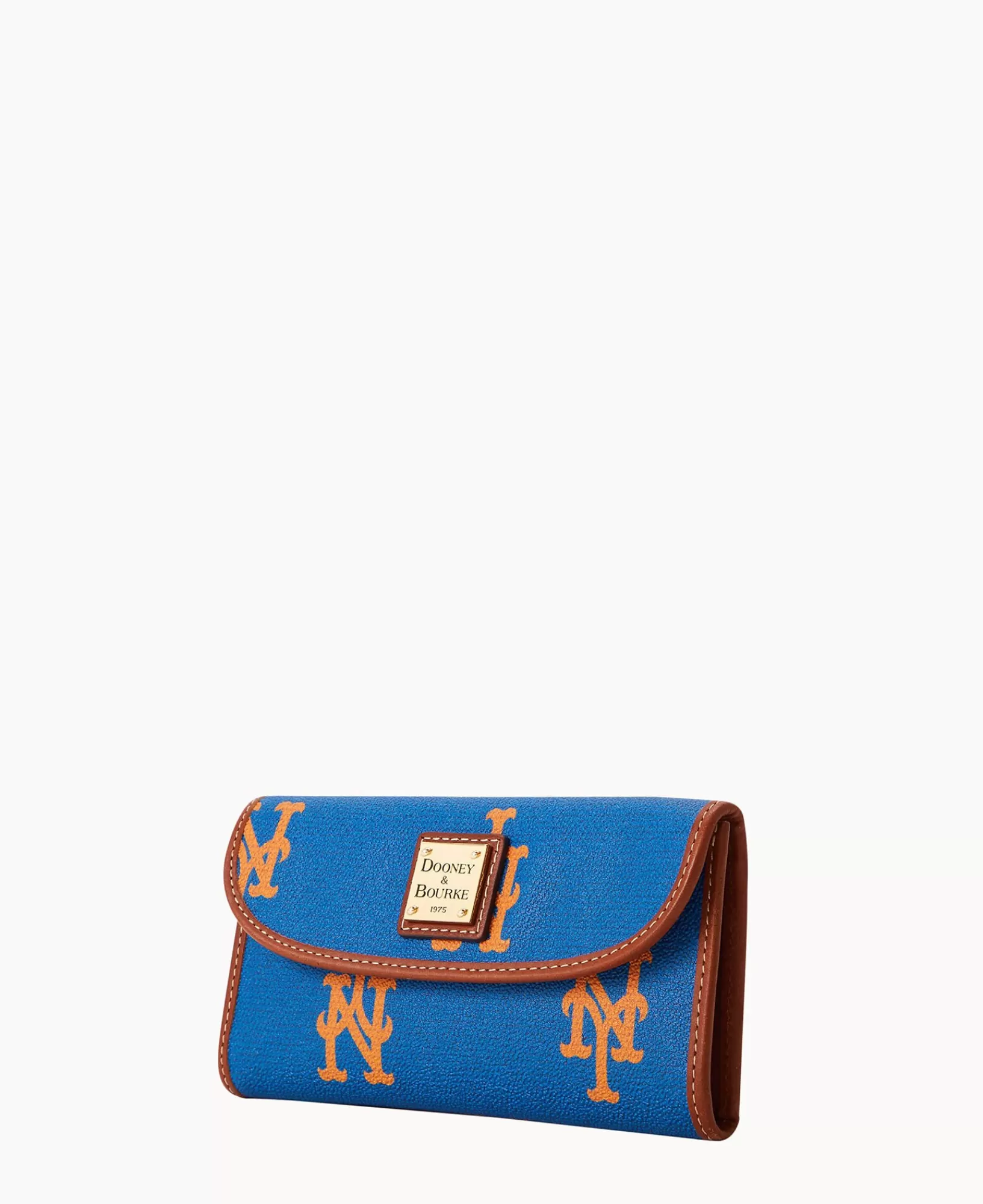 Clutches | Wallets>Dooney & Bourke MLB Mets Continental Clutch Blue