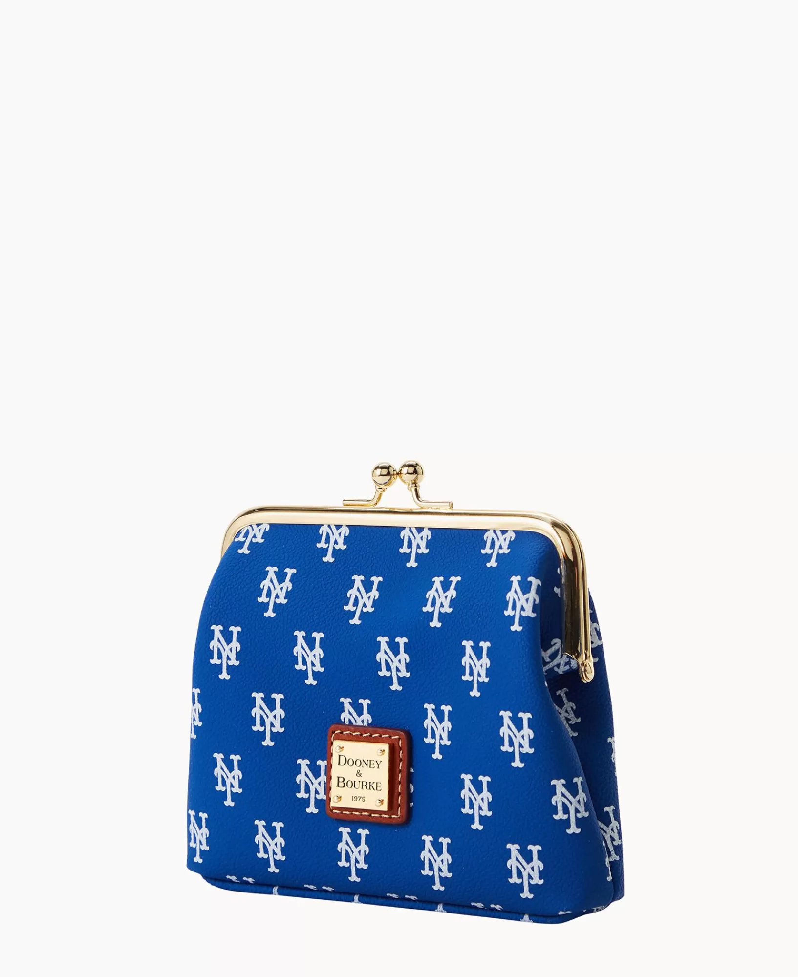 Clutches | Wallets>Dooney & Bourke MLB Mets Large Framed Purse Blue