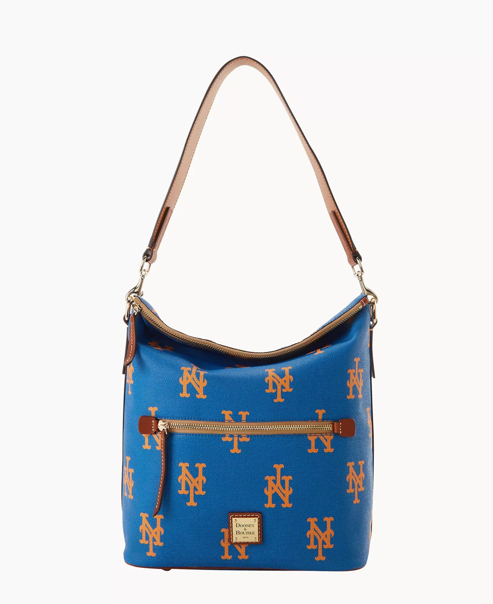 Shoulder Bags>Dooney & Bourke MLB Mets Large Sac Blue